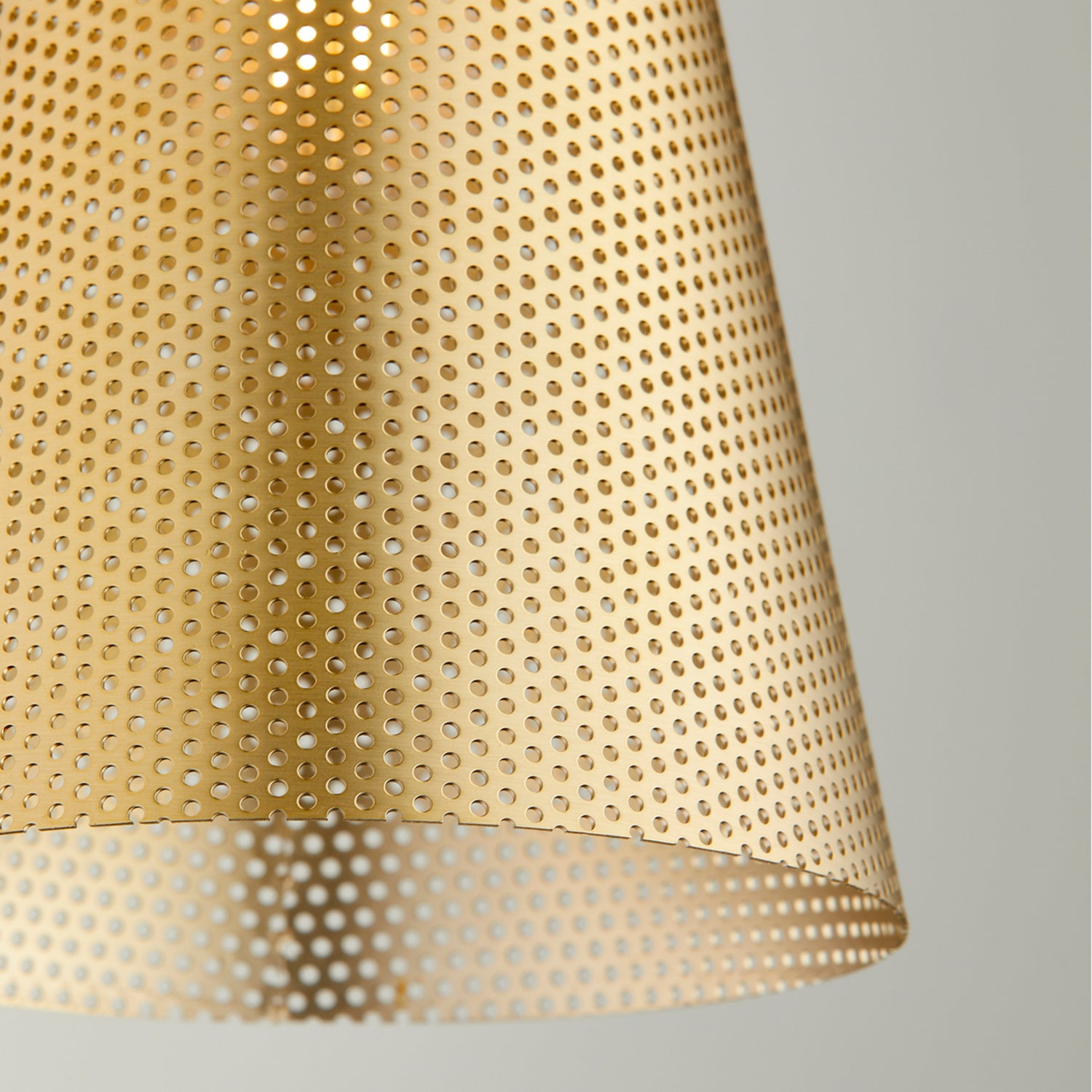 Quorum - 1316-80 - One Light Pendant - Mesh Cone Pendants - Aged Brass