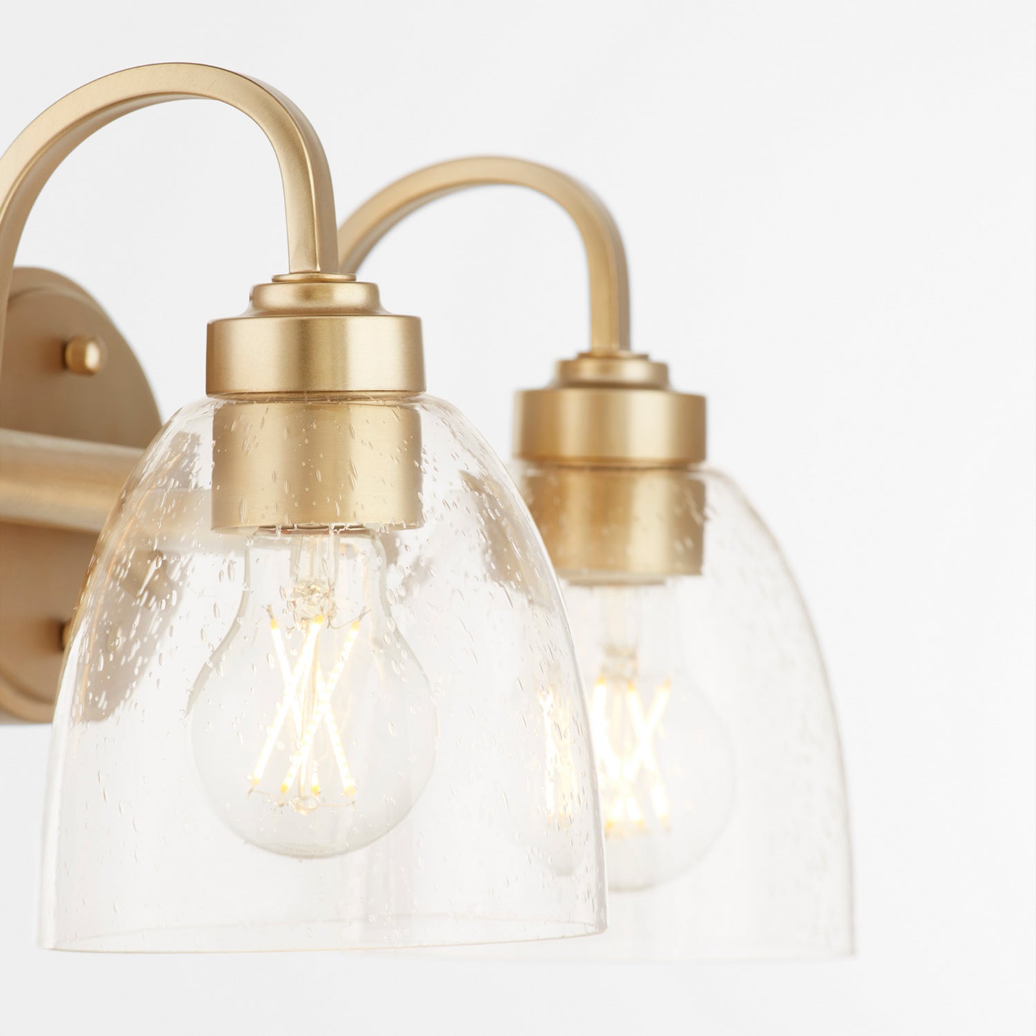 Quorum - 5060-2-280 - Two Light Vanity - Reyes - Aged Brass