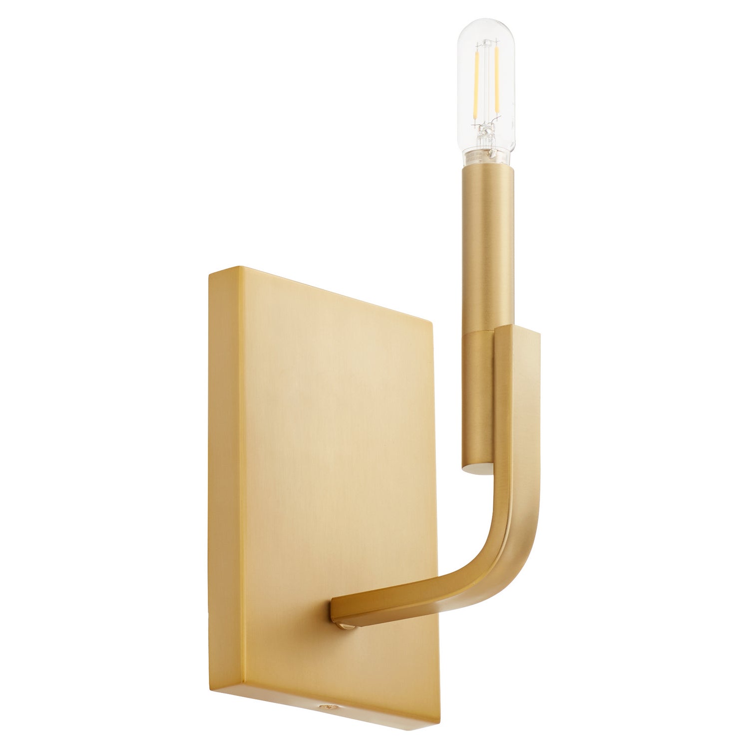 Quorum - 5210-1-80 - One Light Wall Mount - Tempo - Aged Brass