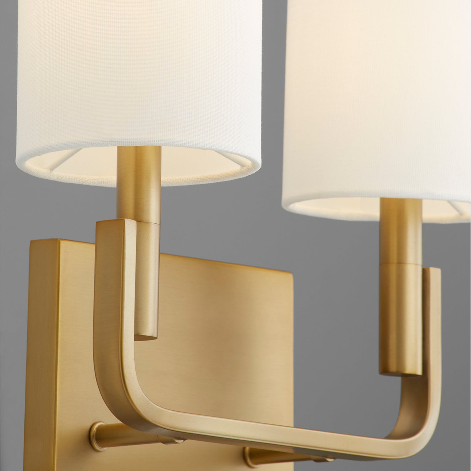 Quorum - 5210-2-80 - Two Light Wall Mount - Tempo - Aged Brass