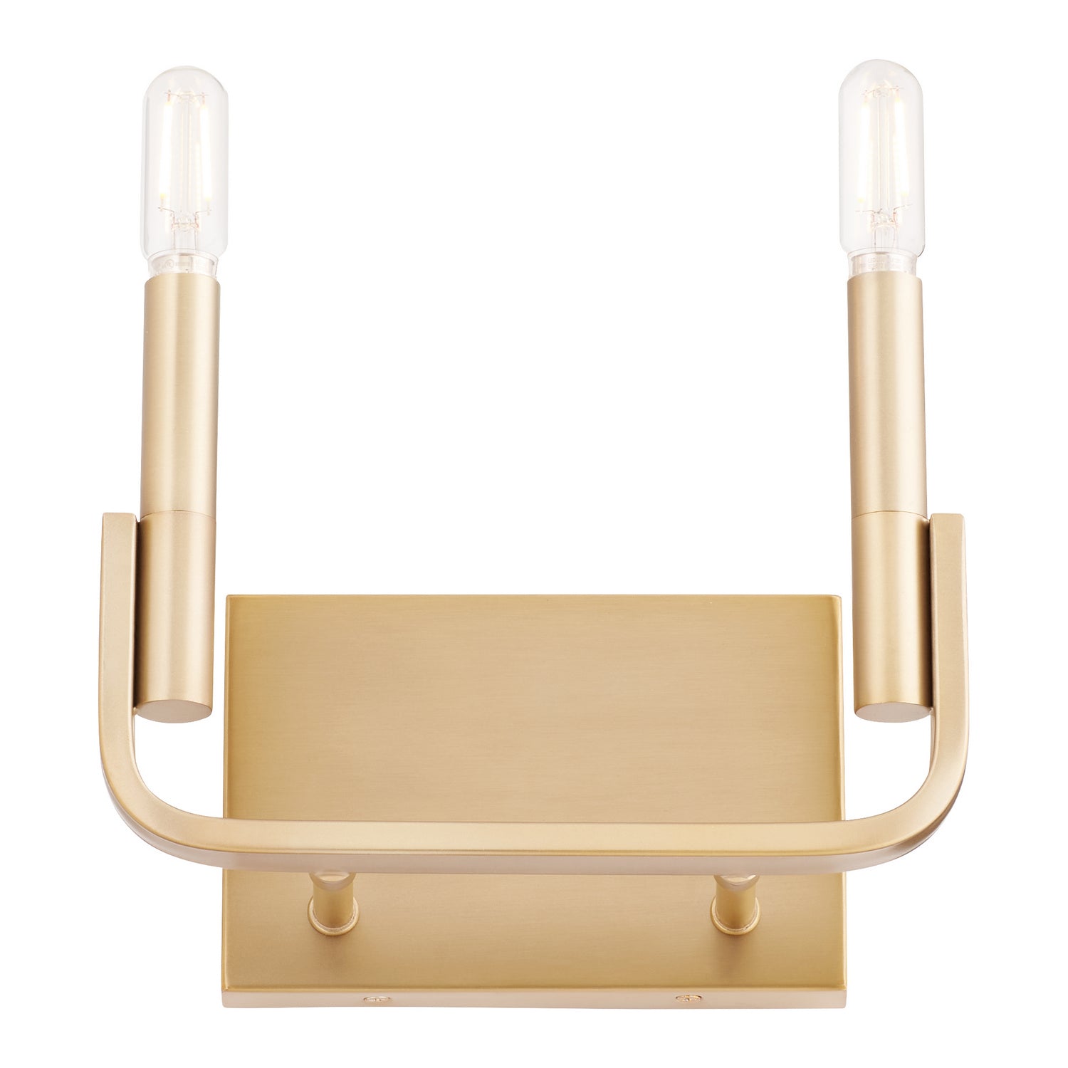Quorum - 5210-2-80 - Two Light Wall Mount - Tempo - Aged Brass