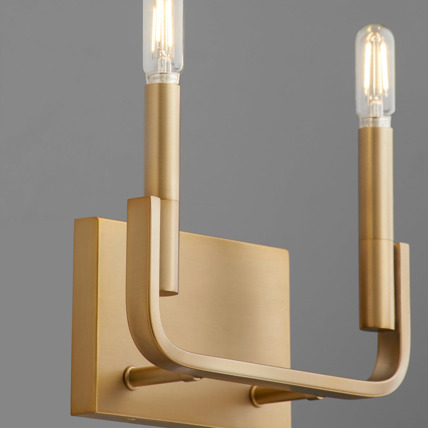Quorum - 5210-2-80 - Two Light Wall Mount - Tempo - Aged Brass