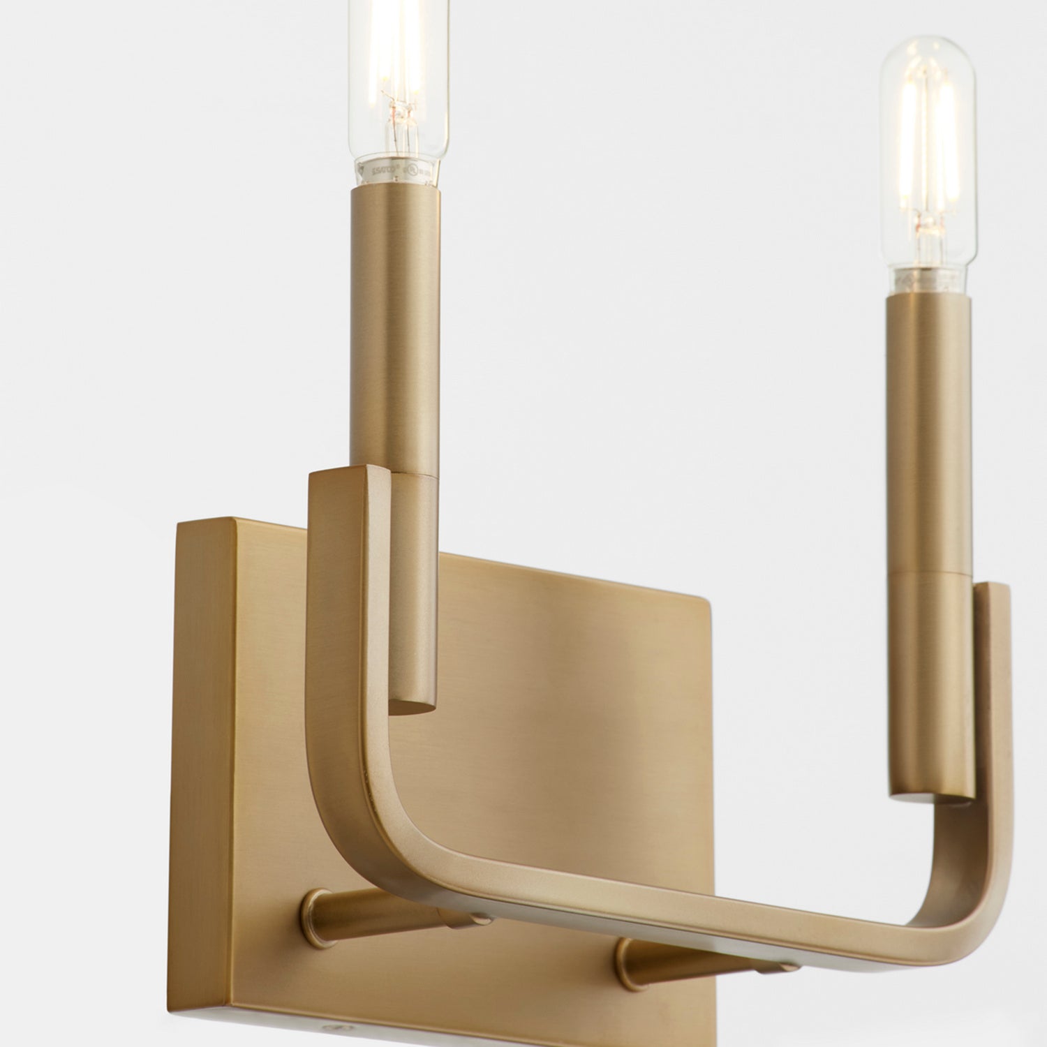 Quorum - 5210-2-80 - Two Light Wall Mount - Tempo - Aged Brass