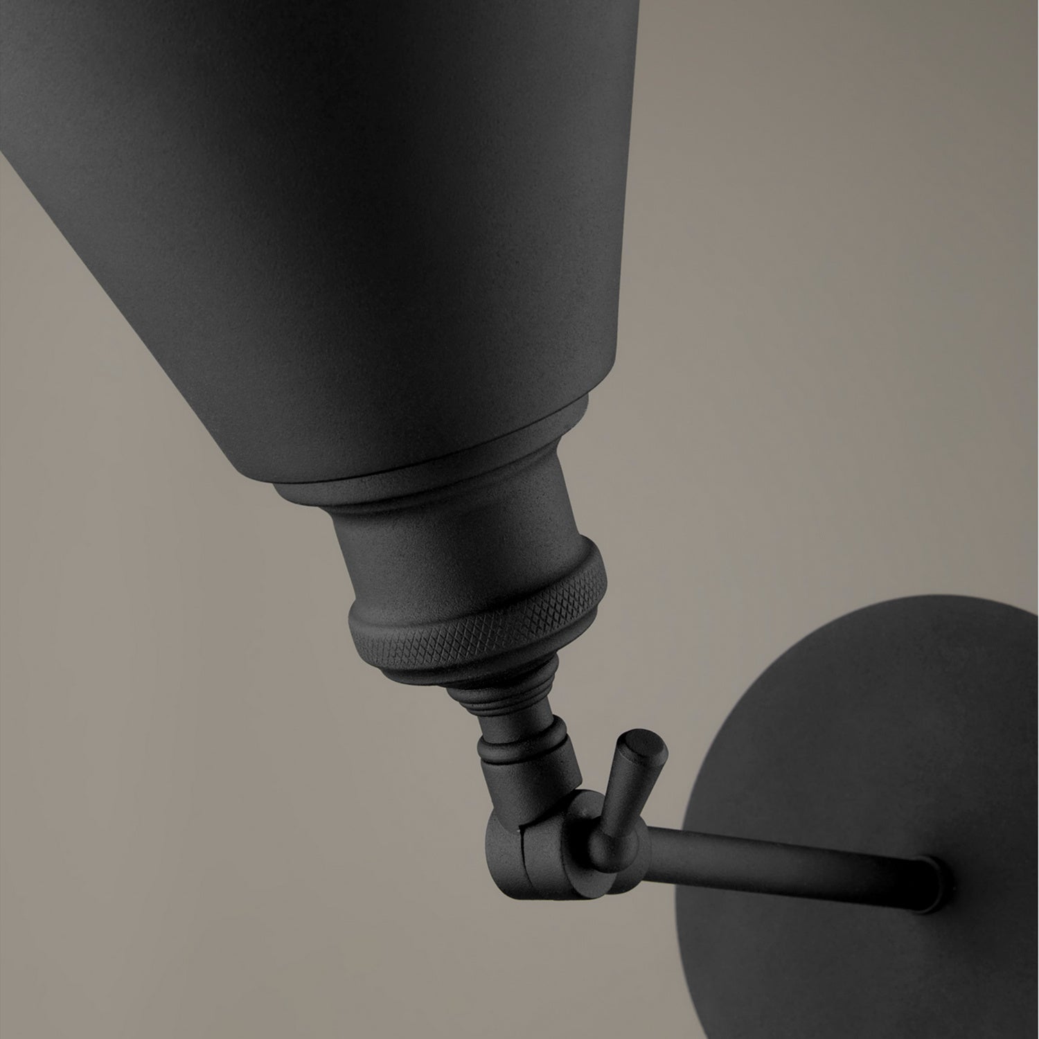 Quorum - 5390-69 - One Light Wall Mount - Metal Cone Lighting - Textured Black