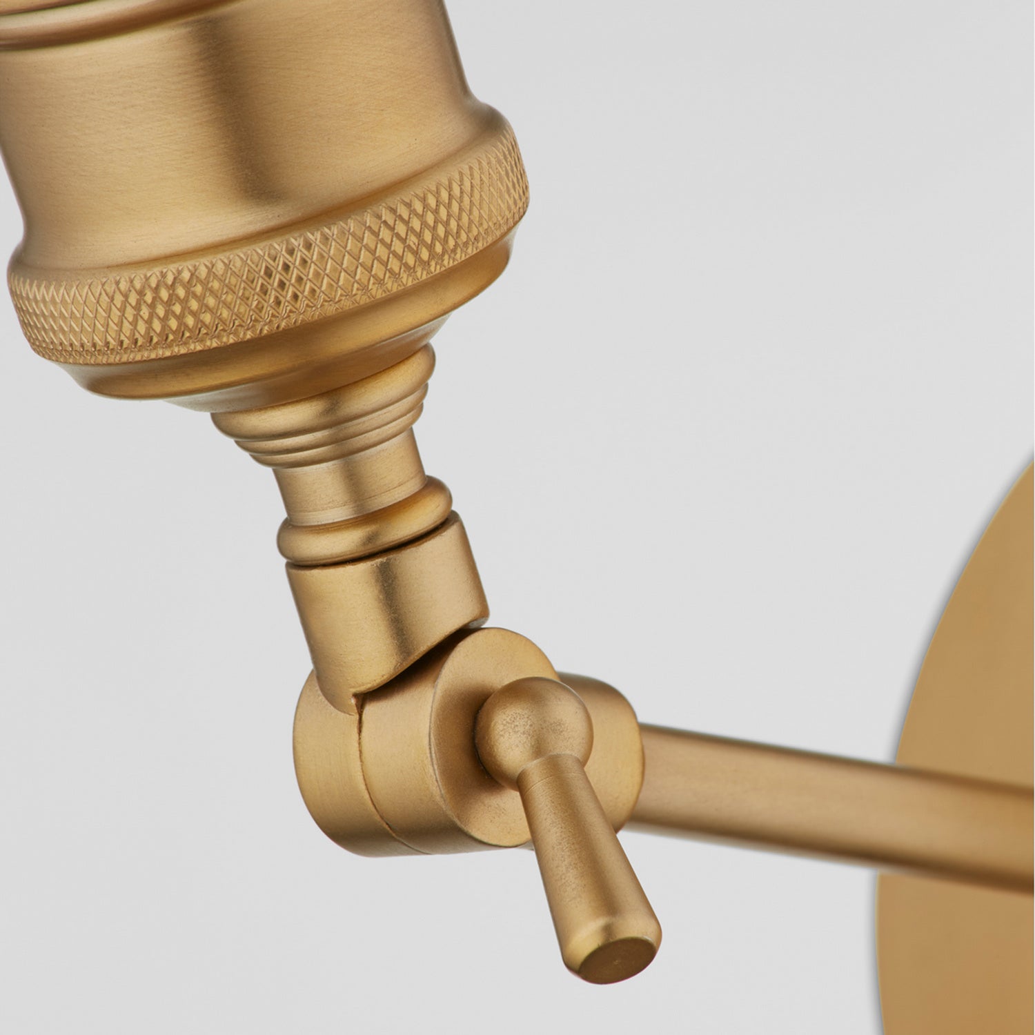 Quorum - 5390-80 - One Light Wall Mount - Metal Cone Lighting - Aged Brass