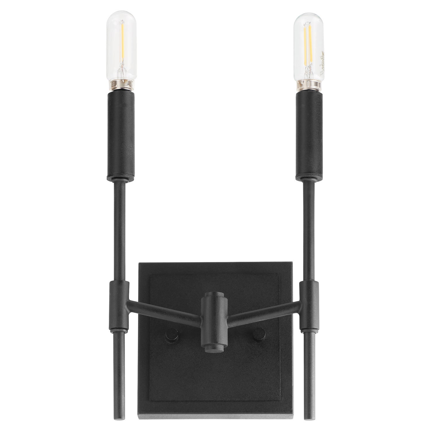 Quorum - 563-2-59 - Two Light Wall Mount - Hamilton - Matte Black