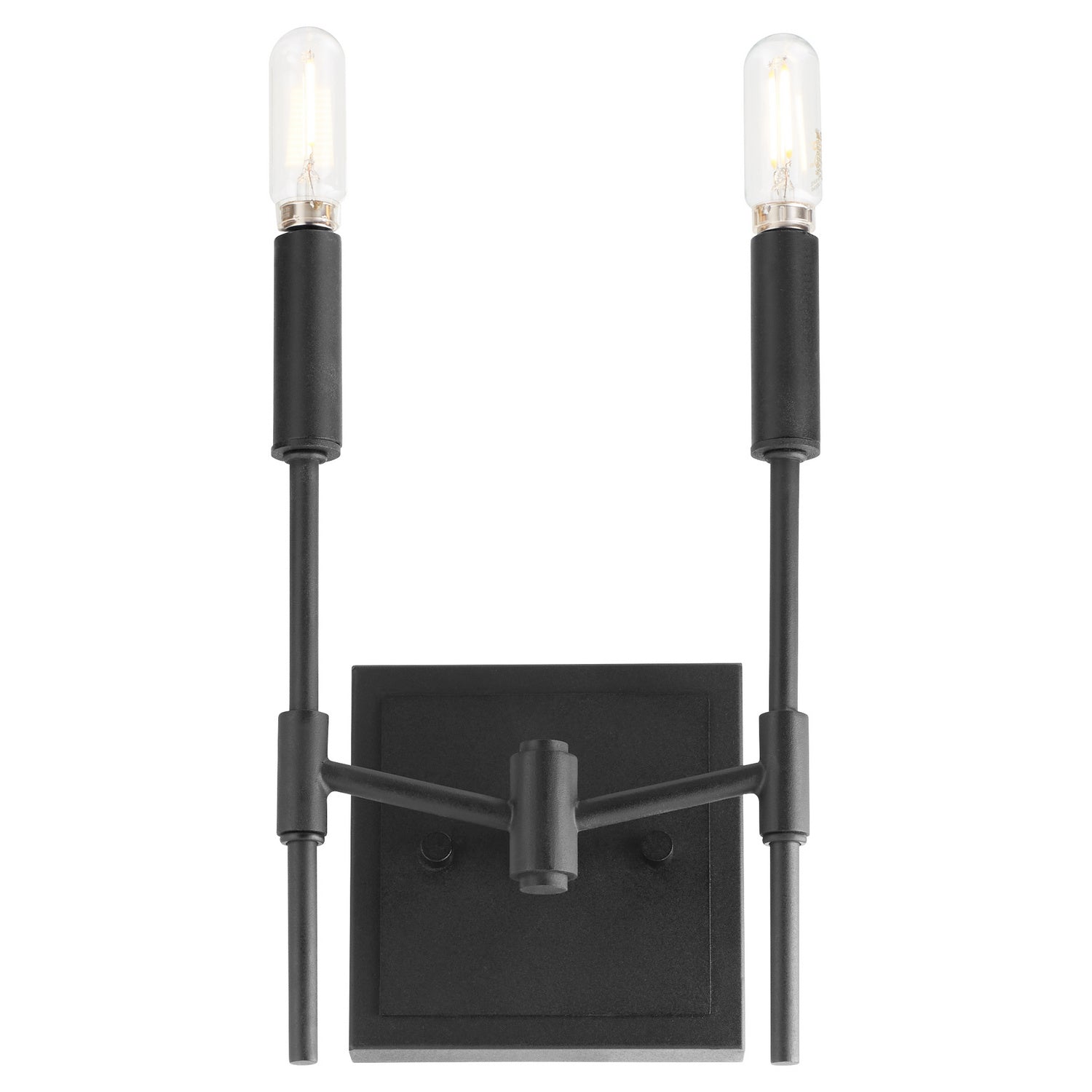 Quorum - 563-2-59 - Two Light Wall Mount - Hamilton - Matte Black