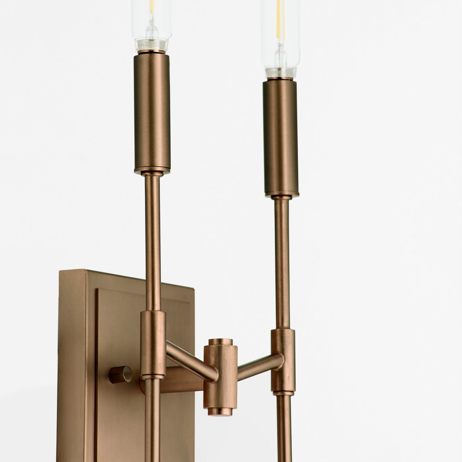 Quorum - 563-2-81 - Two Light Wall Mount - Hamilton - Dark Brass