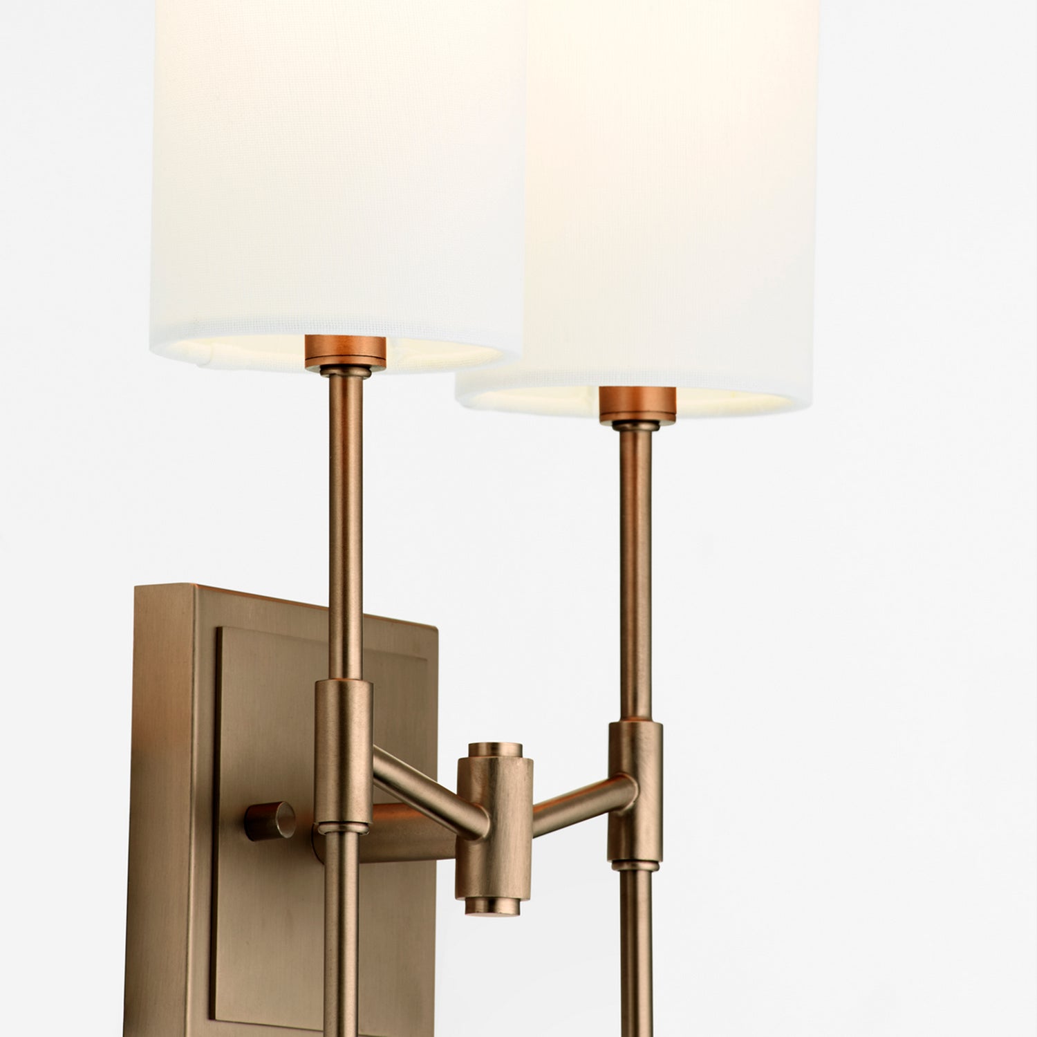 Quorum - 563-2-81 - Two Light Wall Mount - Hamilton - Dark Brass