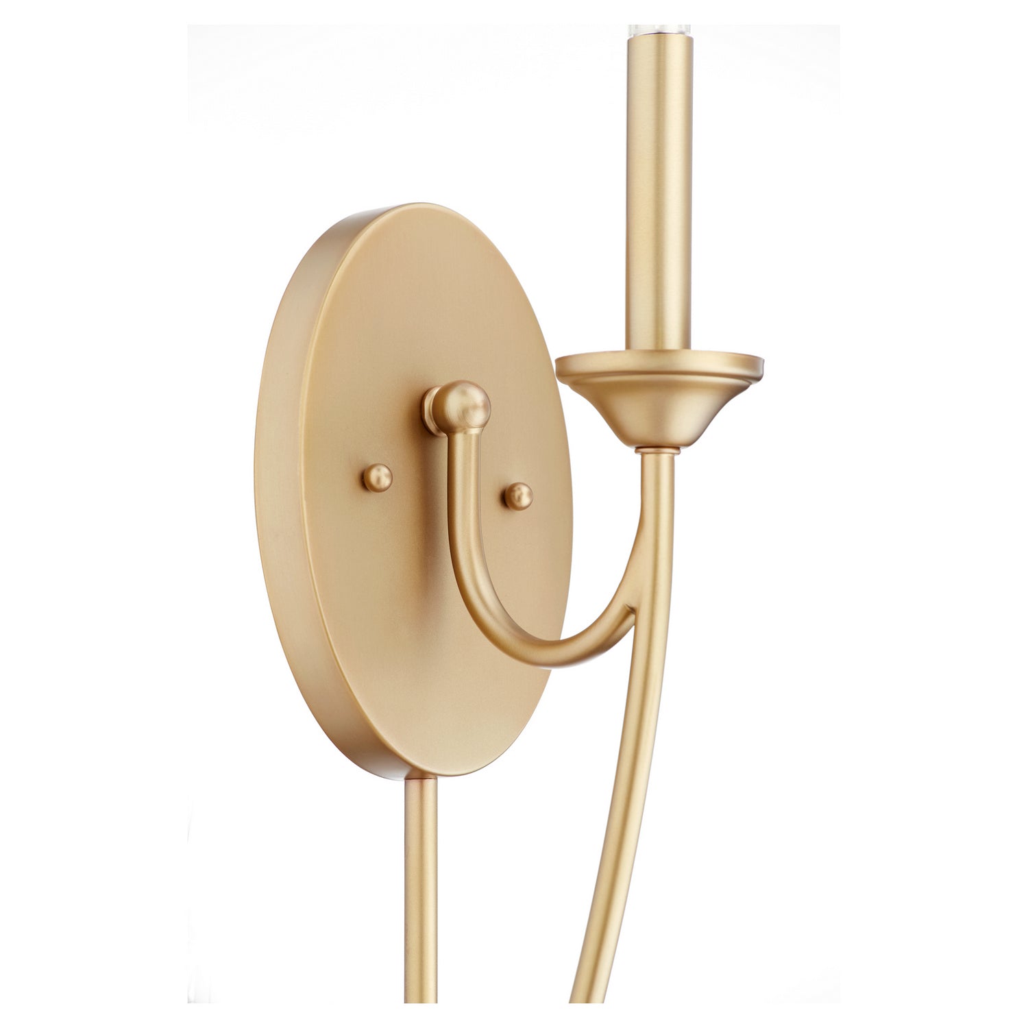 Quorum - 5650-1-80 - One Light Wall Mount - Brooks - Aged Brass