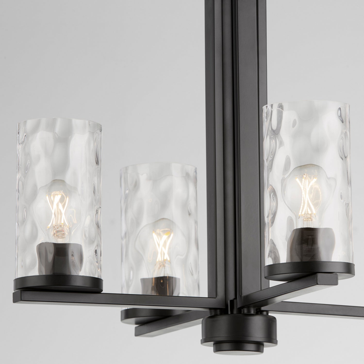Quorum - 6111-4-59 - Four Light Chandelier - Steinway - Matte Black