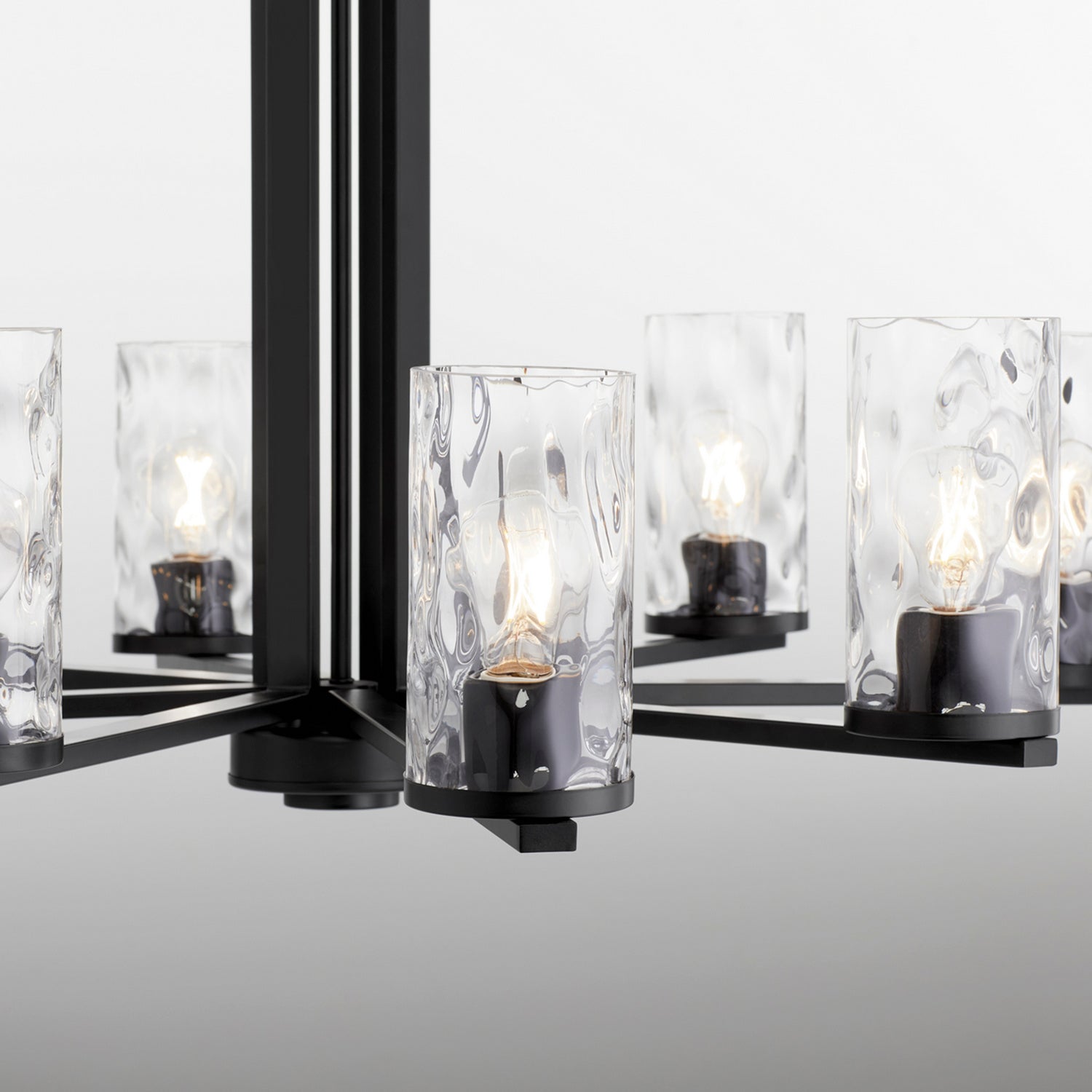 Quorum - 6111-8-59 - Eight Light Chandelier - Steinway - Matte Black