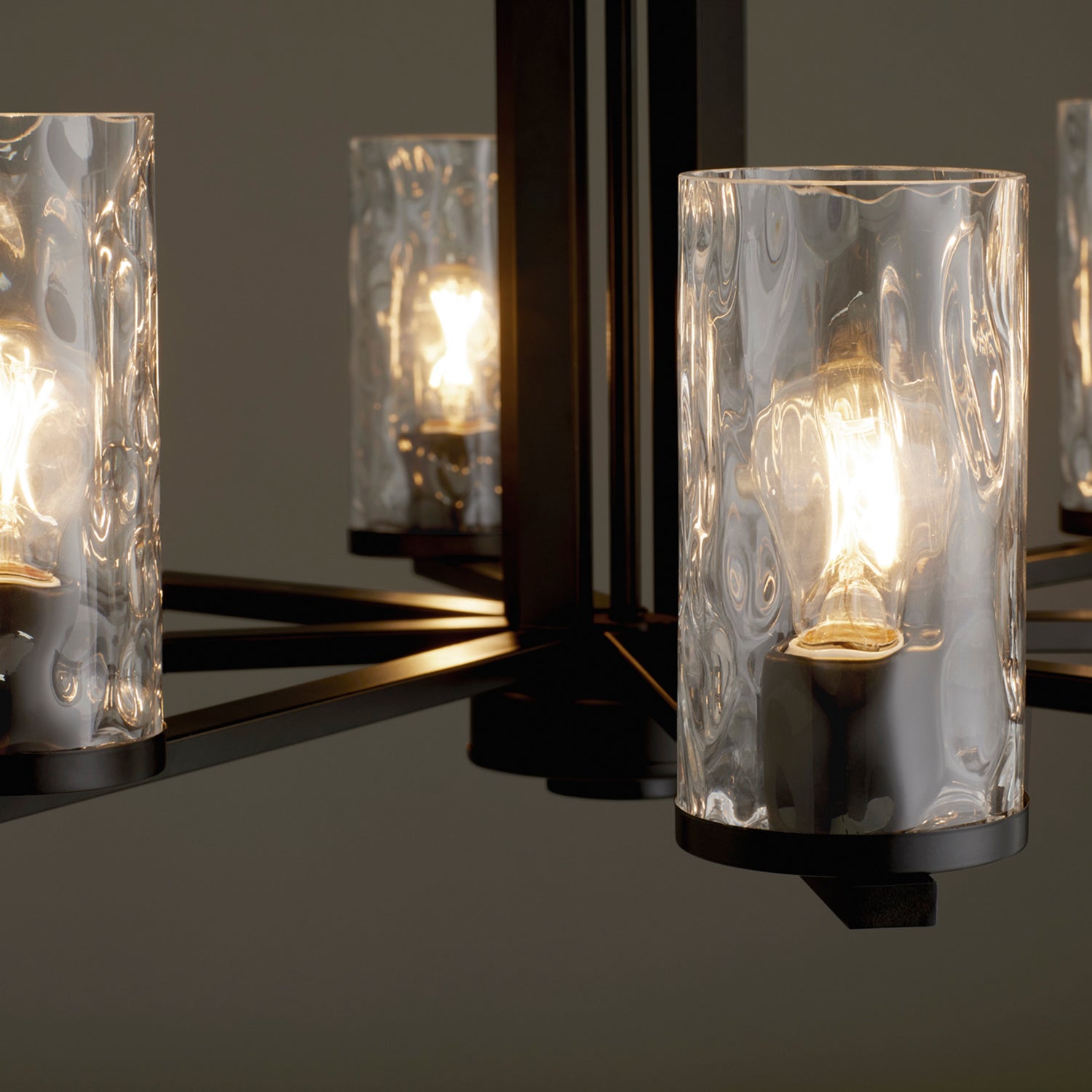 Quorum - 6111-8-59 - Eight Light Chandelier - Steinway - Matte Black