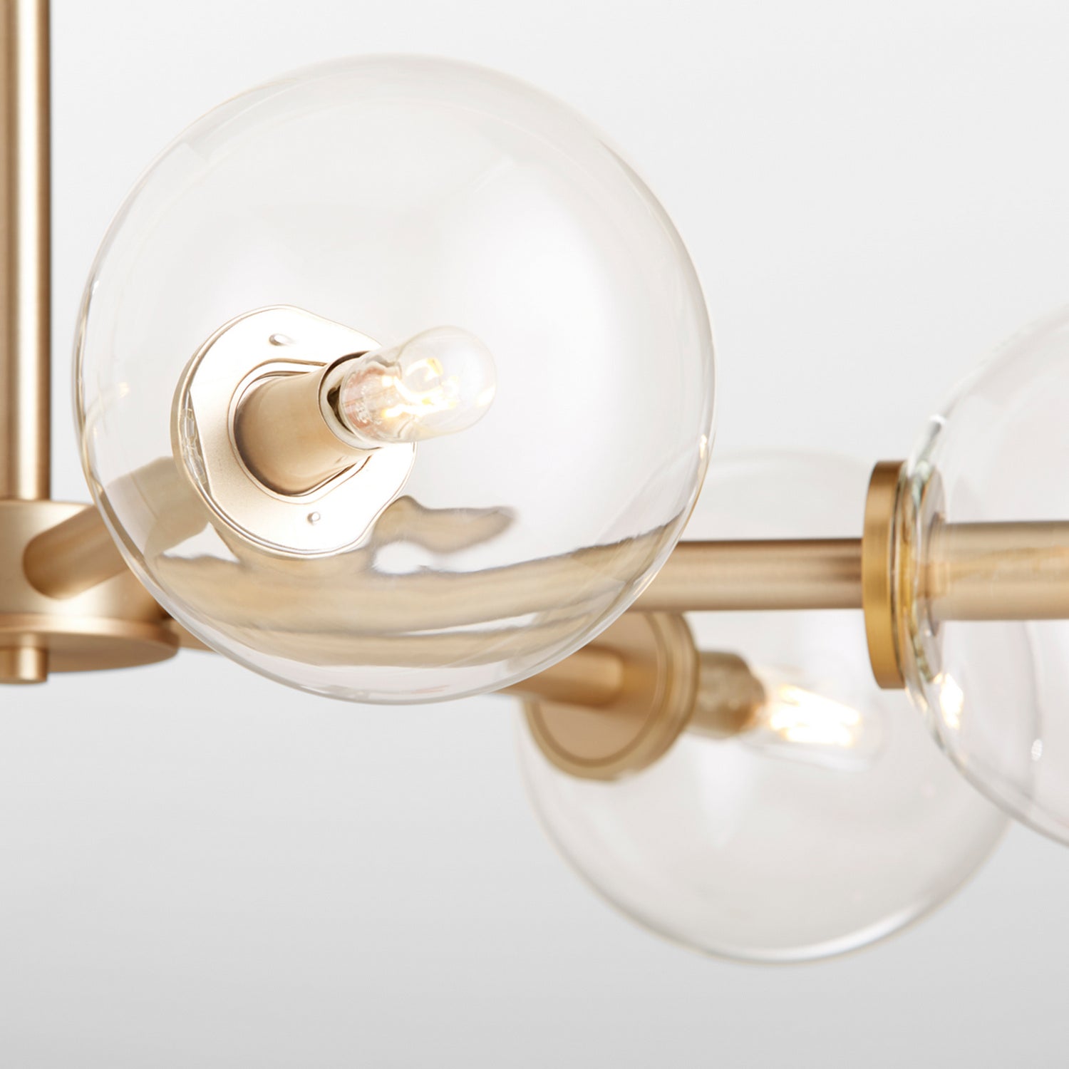 Quorum - 6132-6-80 - Six Light Chandelier - Rovi - Aged Brass