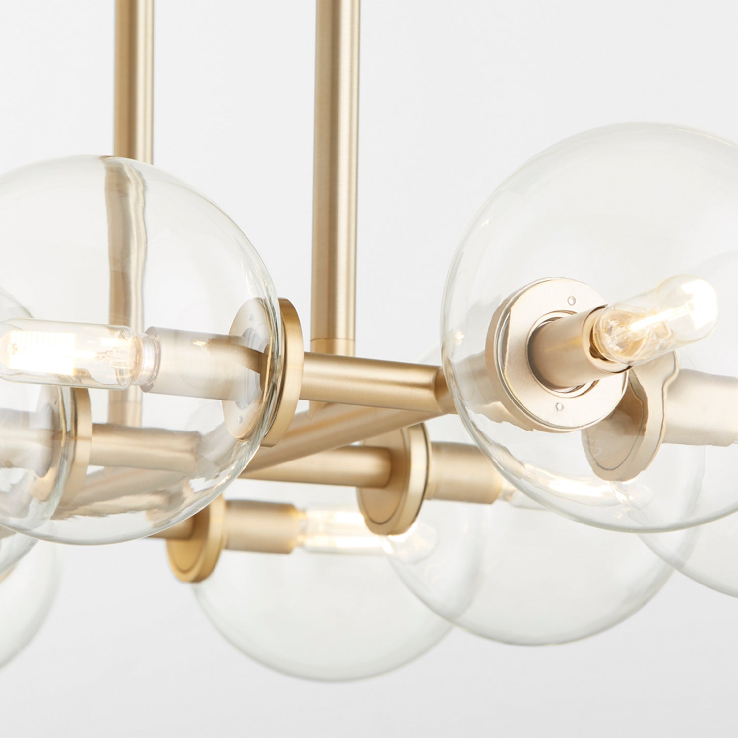 Quorum - 6132-8-80 - Eight Light Chandelier - Rovi - Aged Brass