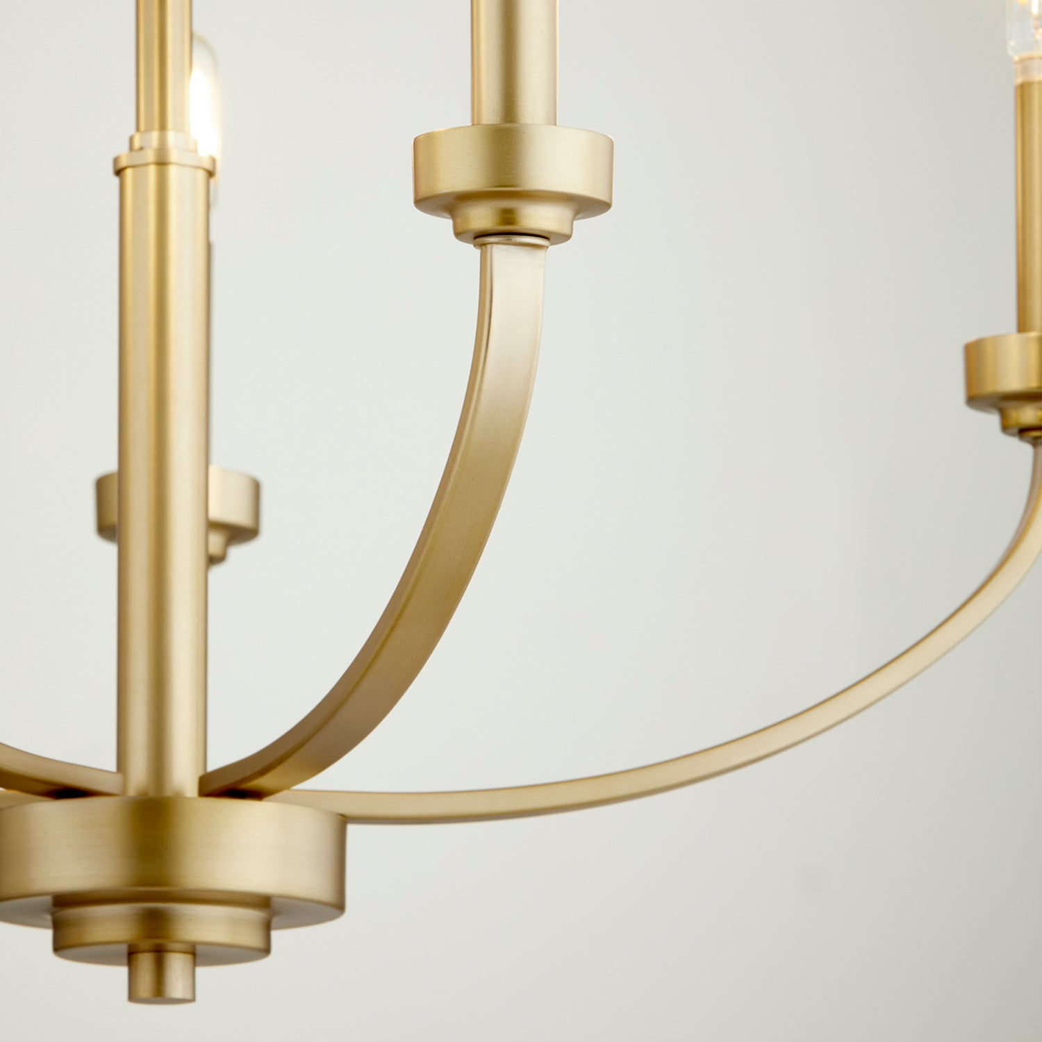 Quorum - 6160-5-80 - Five Light Chandelier - Reyes - Aged Brass