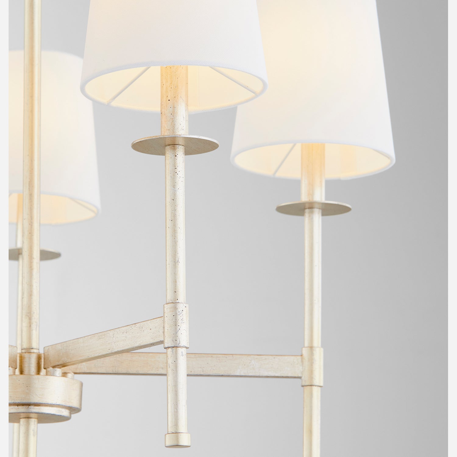 Quorum - 624-5-60 - Five Light Chandelier - Belshaw - Aged Silver Leaf
