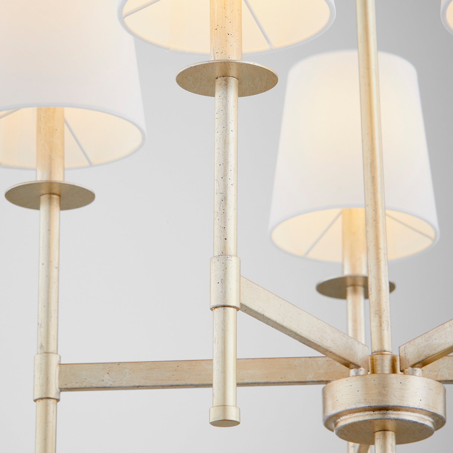 Quorum - 624-5-60 - Five Light Chandelier - Belshaw - Aged Silver Leaf