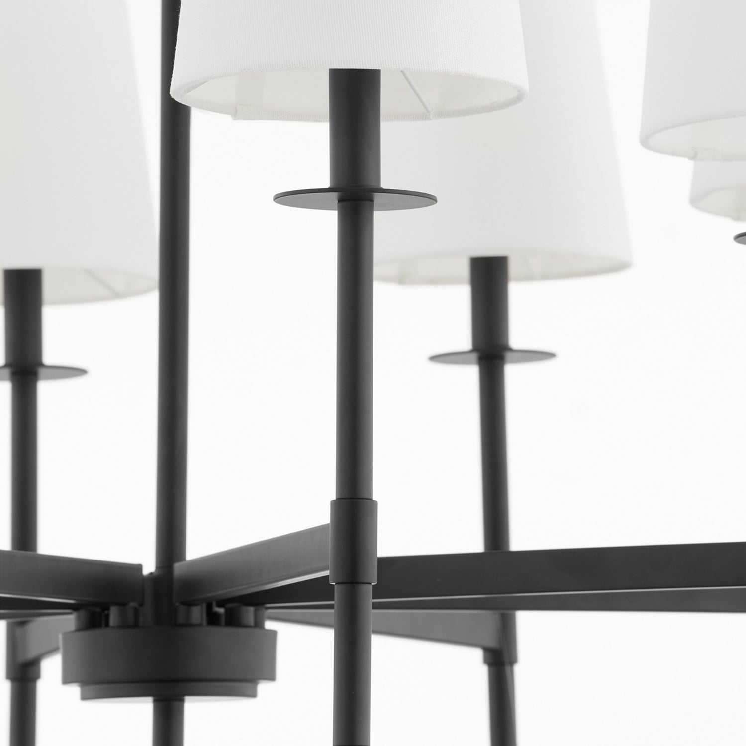 Quorum - 624-8-59 - Eight Light Chandelier - Belshaw - Matte Black