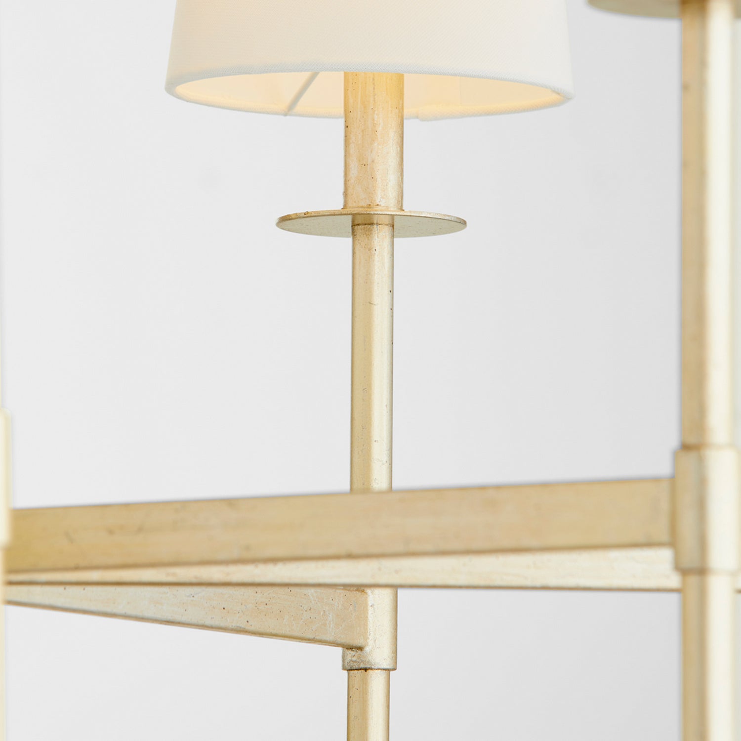 Quorum - 624-8-60 - Eight Light Chandelier - Belshaw - Aged Silver Leaf