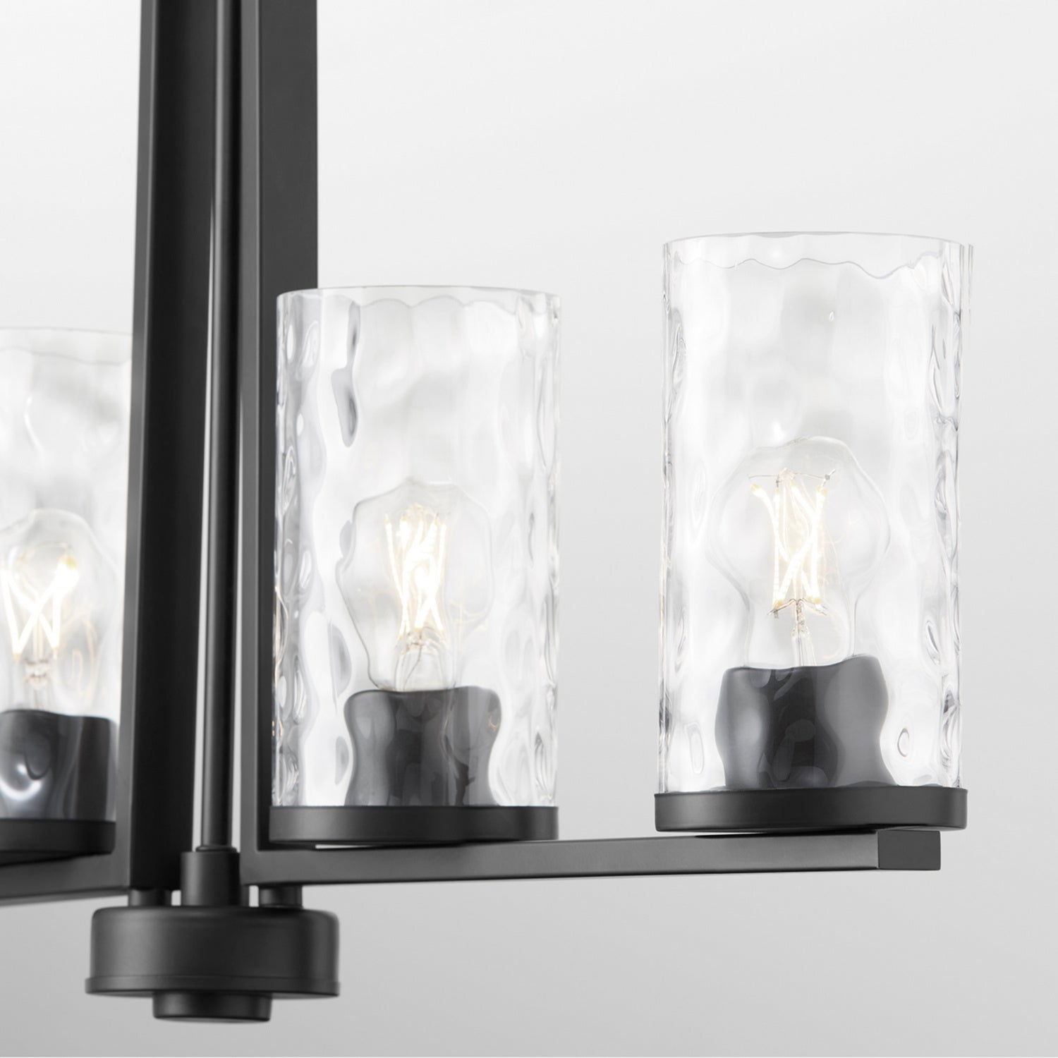 Quorum - 6511-4-59 - Four Light Linear Chandelier - Steinway - Matte Black