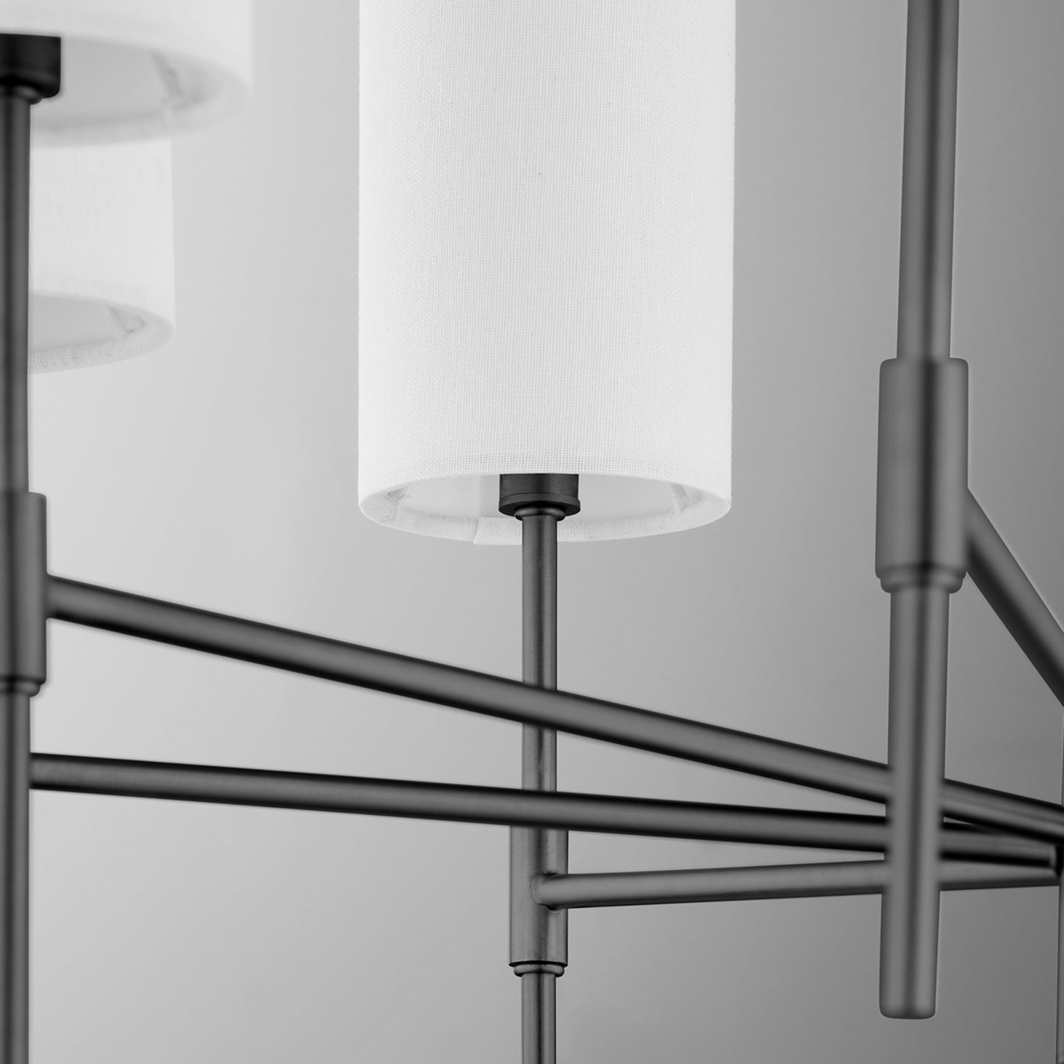 Quorum - 663-8-59 - Eight Light Chandelier - Hamilton - Matte Black
