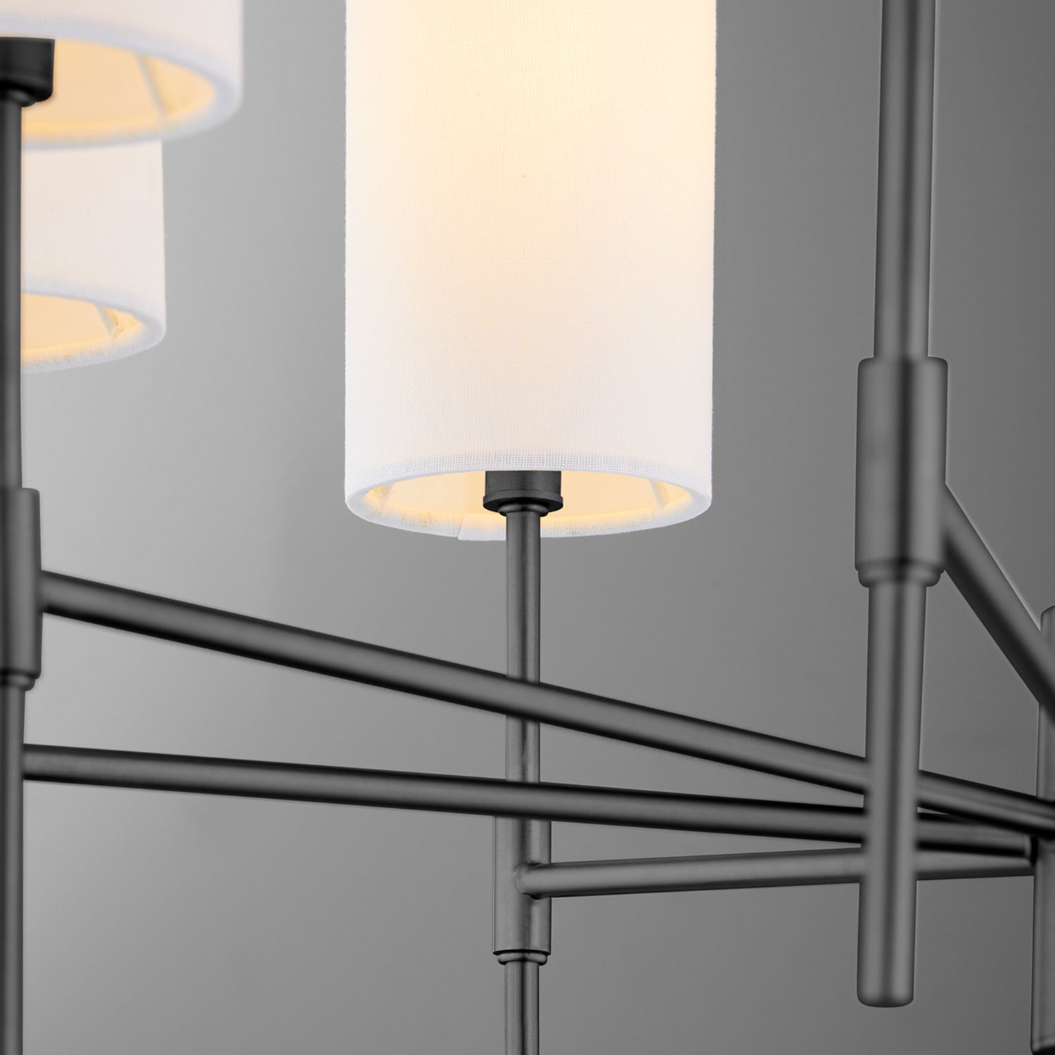 Quorum - 663-8-59 - Eight Light Chandelier - Hamilton - Matte Black