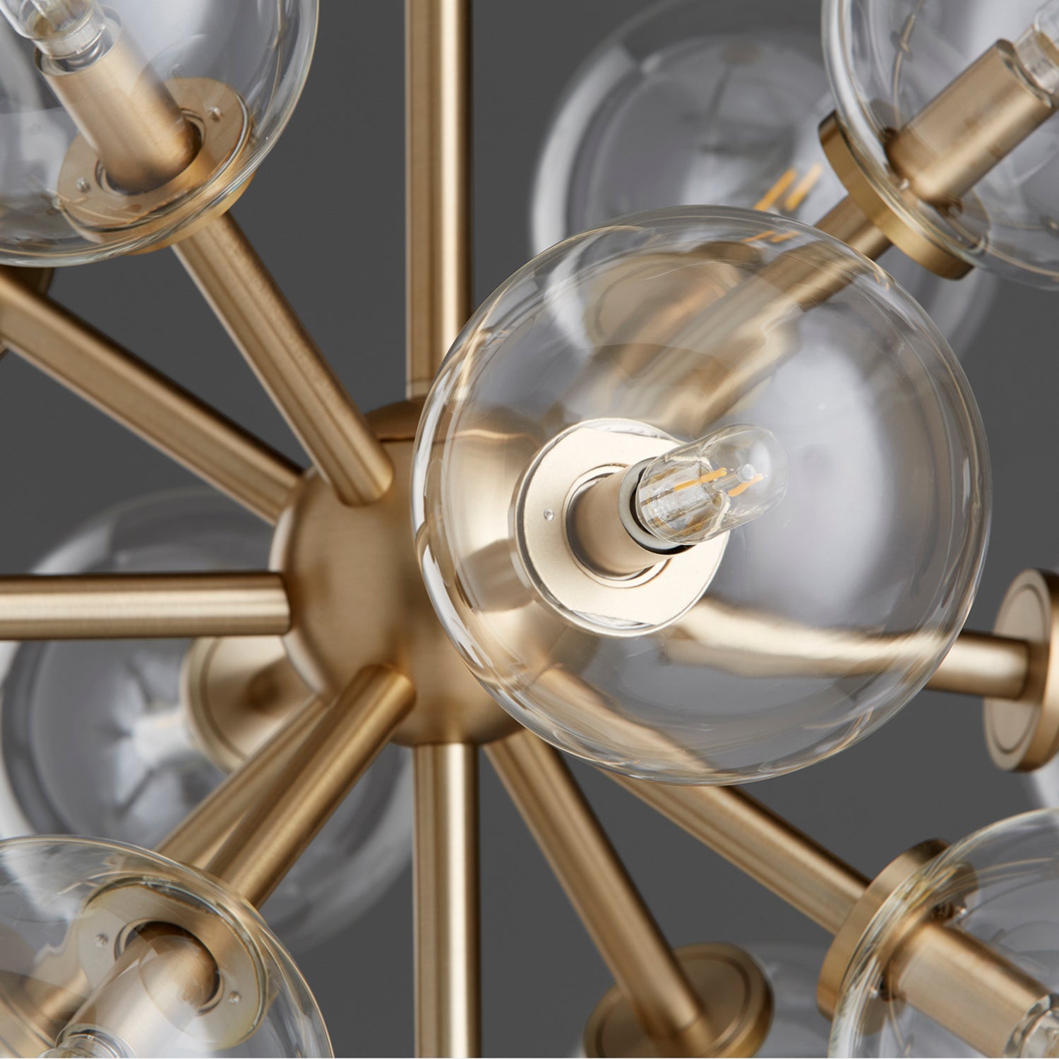 Quorum - 8132-13-80 - 13 Light Pendant - Rovi - Aged Brass