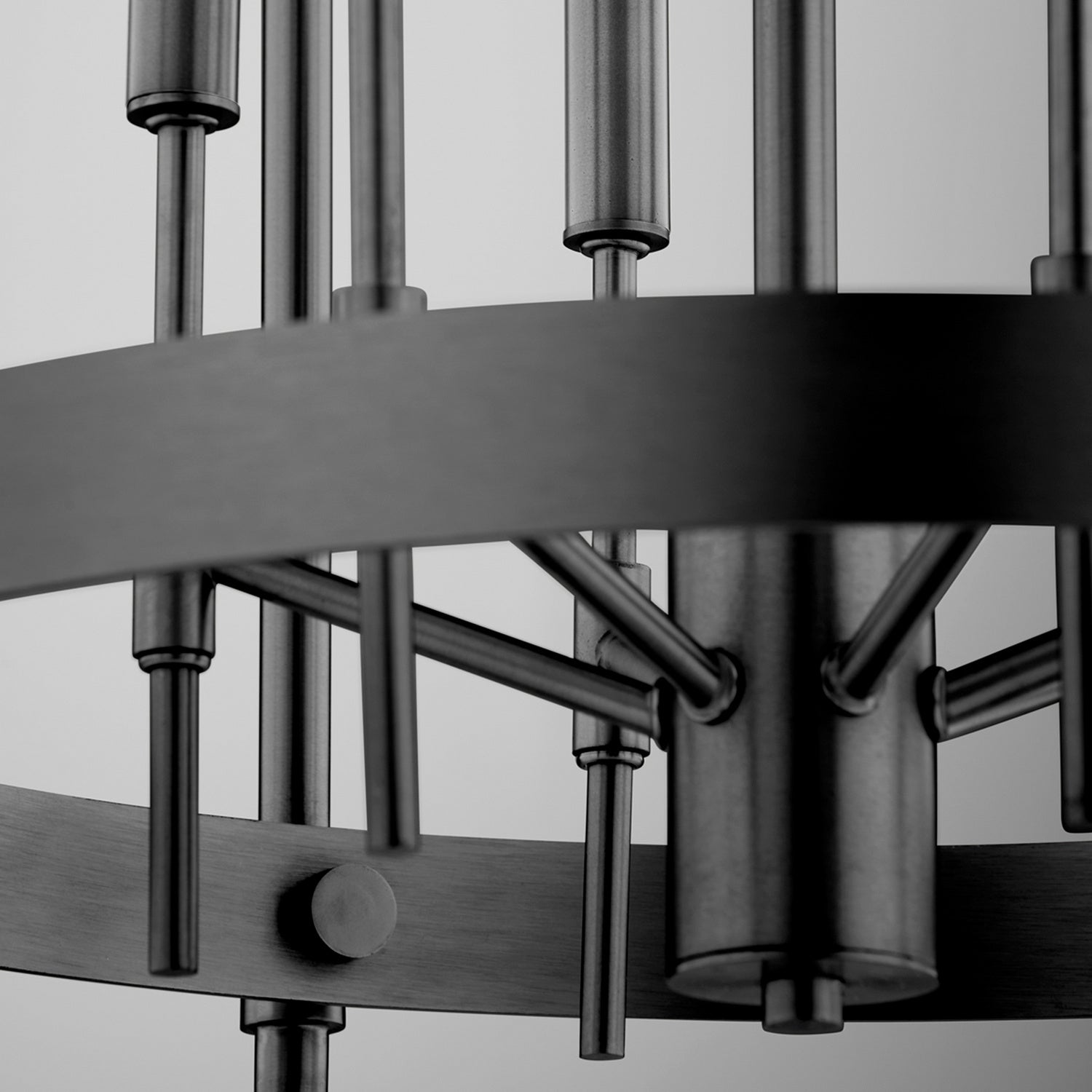 Quorum - 863-6-59 - Six Light Entry - Hamilton - Matte Black