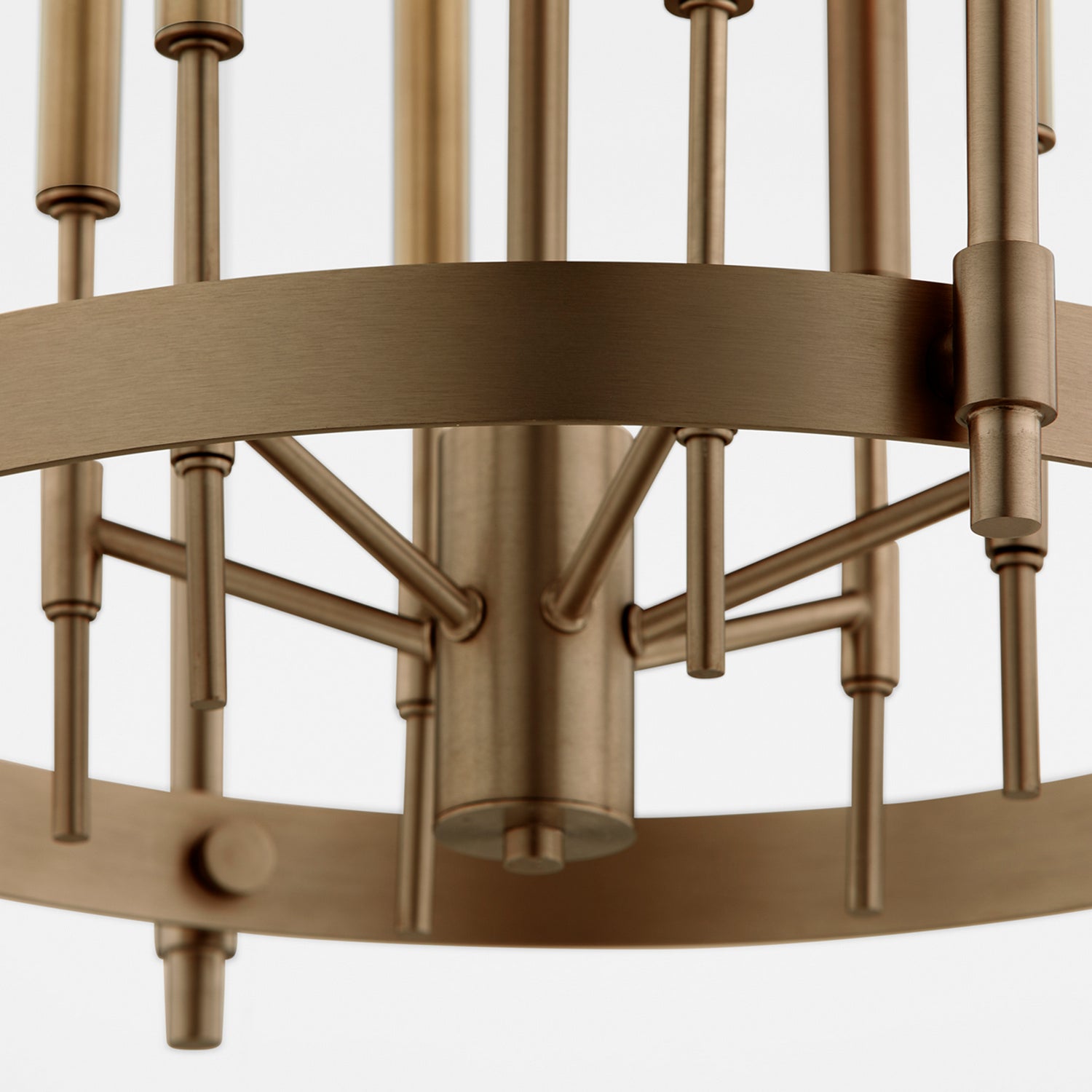 Quorum - 863-6-81 - Six Light Entry - Hamilton - Dark Brass