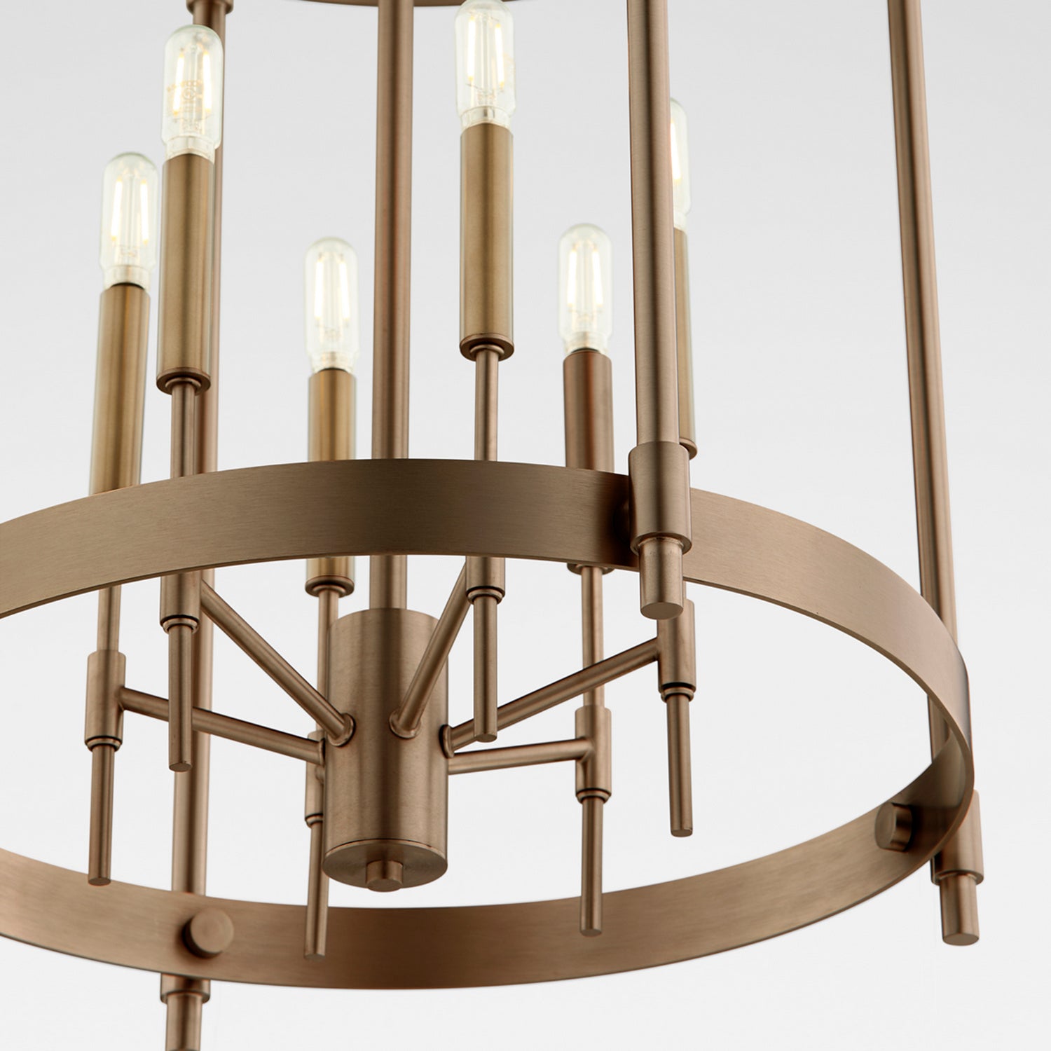 Quorum - 863-6-81 - Six Light Entry - Hamilton - Dark Brass
