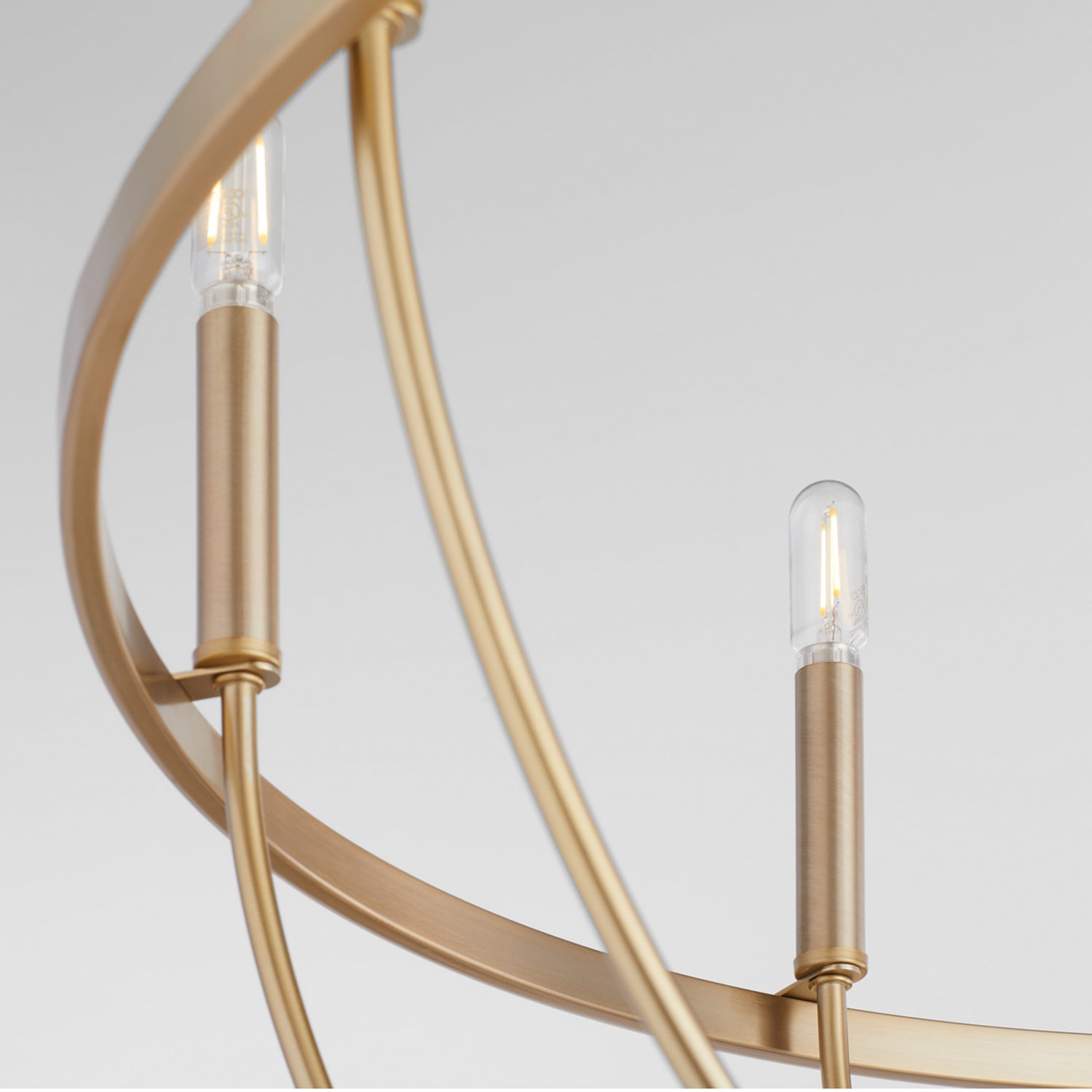 Quorum - 6374-8-80 - Eight Light Chandelier - Tribute - Aged Brass