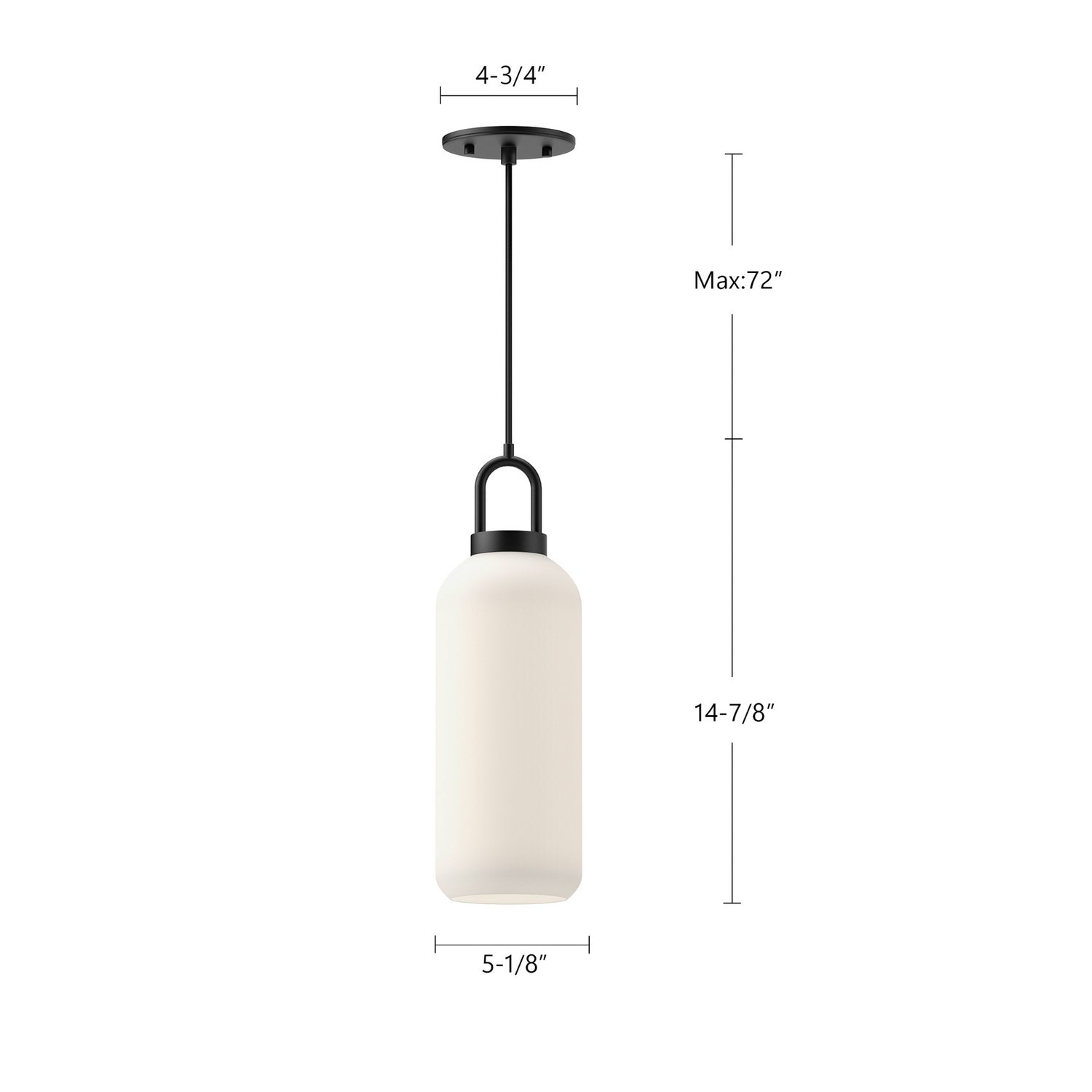 Alora - PD401505AGOP - One Light Pendant - Soji - Aged Gold/Opal Matte Glass