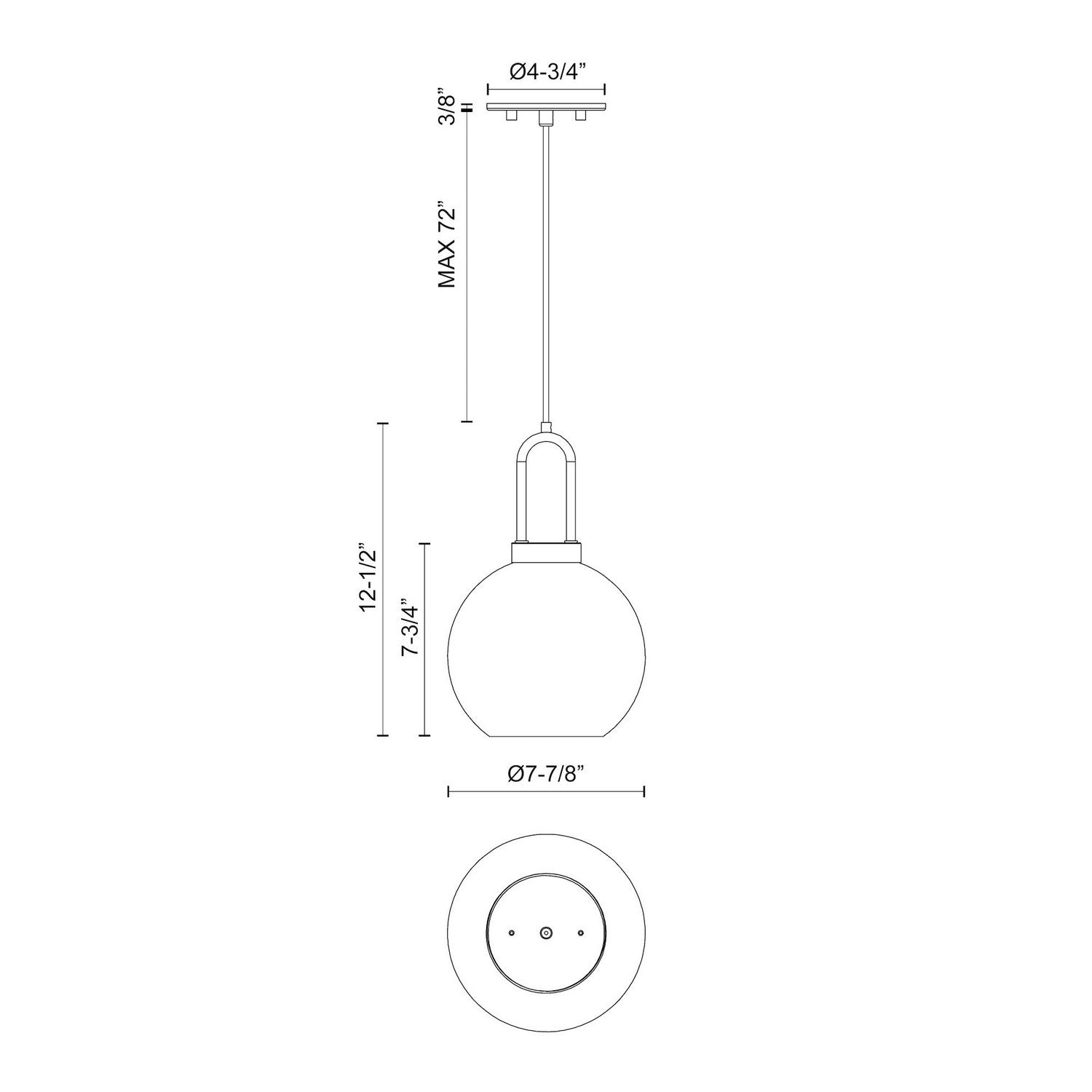 Alora - PD601608AGCL - One Light Pendant - Soji - Aged Gold/Clear Glass