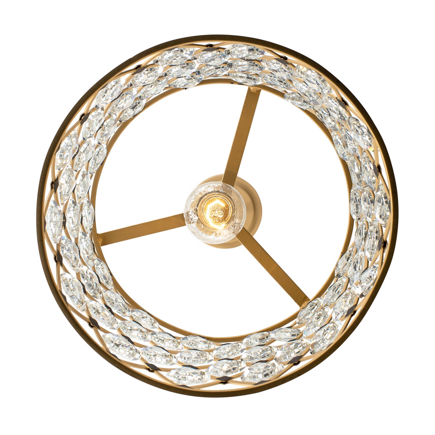 Varaluz - 345P01FGMB - One Light Pendant - Windsor - French Gold/Matte Black