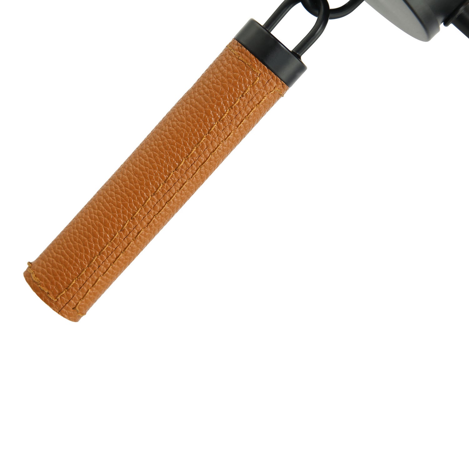 Varaluz - 368P03BLC - Three Light Pendant - Secret Agent - Black/Camel Leather