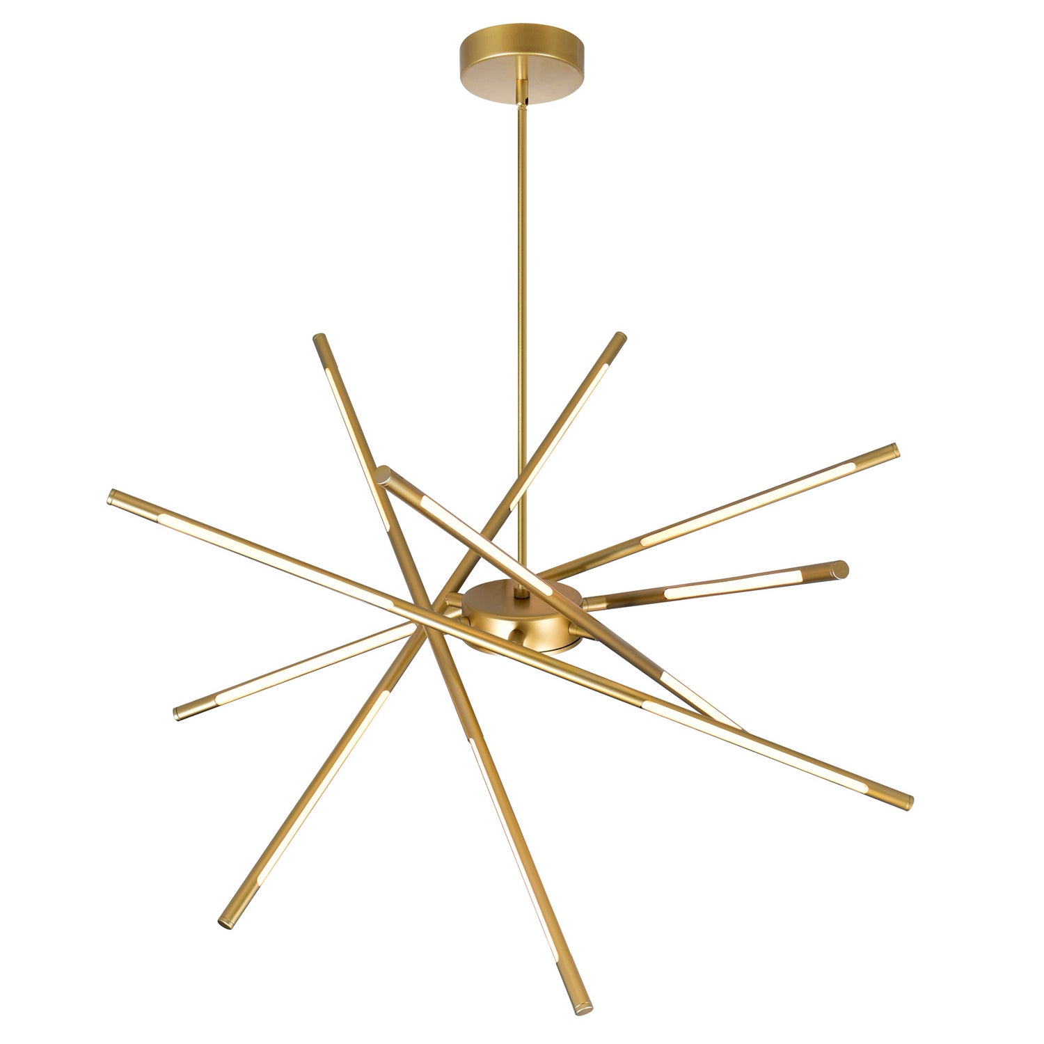 CWI Lighting - 1375P31-6-602 - LED Chandelier - Oskil - Satin Gold