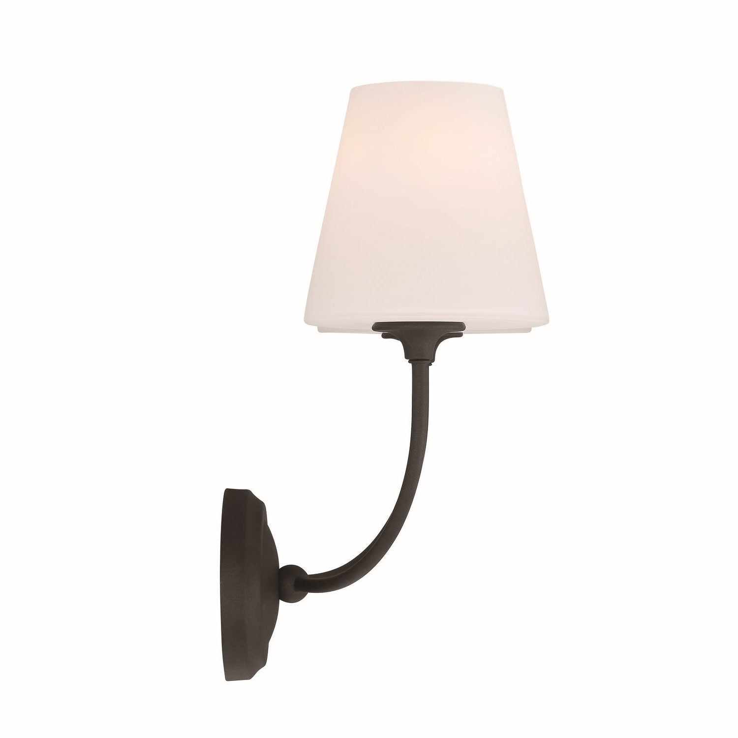 Crystorama - 2442-OP-BF - Two Light Wall Sconce - Sylvan - Black Forged
