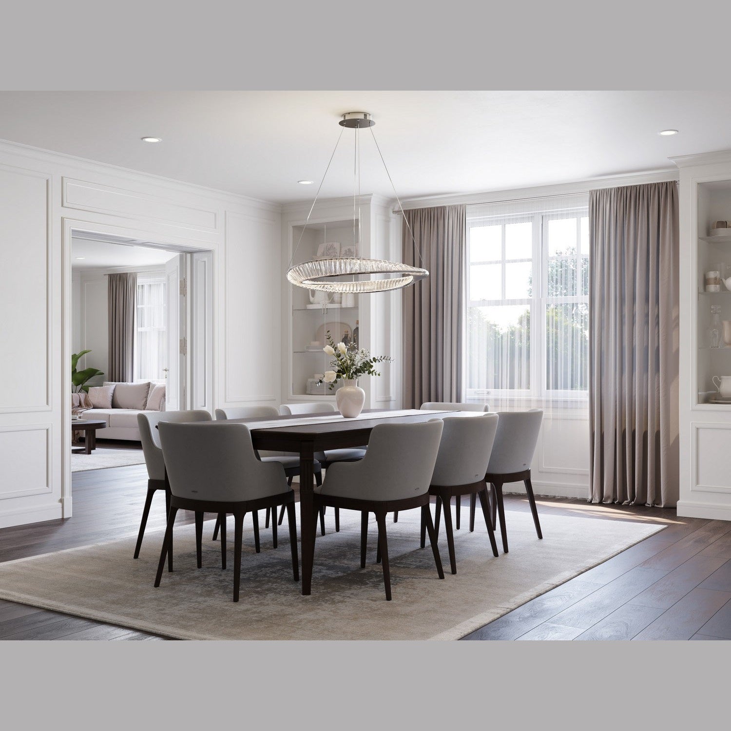 Artcraft - AC6721SN - LED Pendant - Stella - Satin Nickel