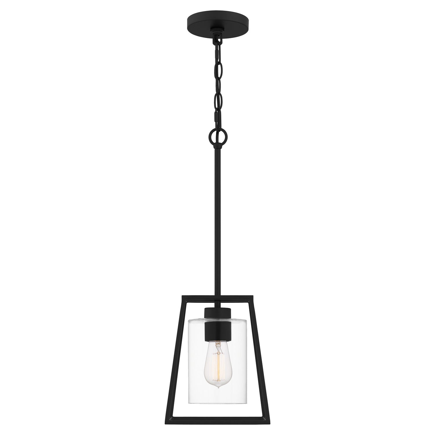 Quoizel - PRC1508MBK - One Light Mini Pendant - Prescott - Matte Black