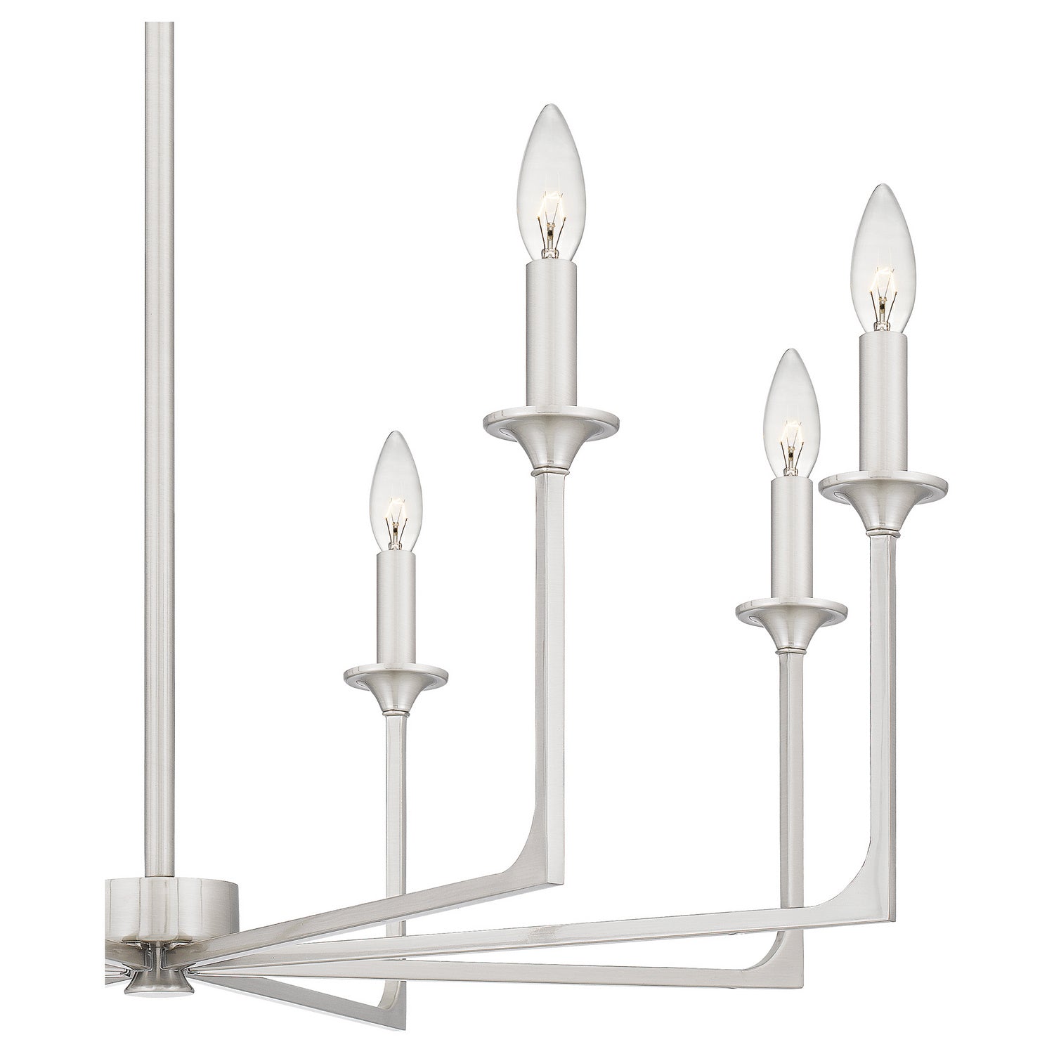 Quoizel - PRC5032BN - Eight Light Chandelier - Prescott - Brushed Nickel