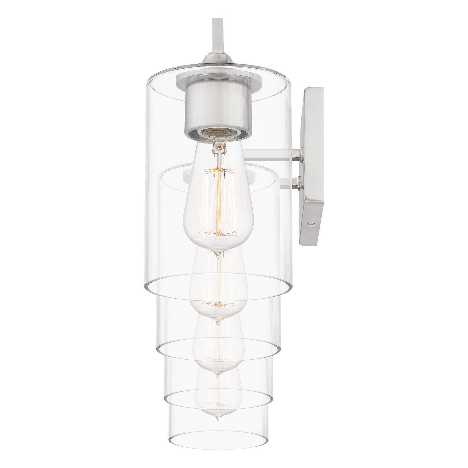 Quoizel - PRC8633BN - Four Light Bath - Prescott - Brushed Nickel