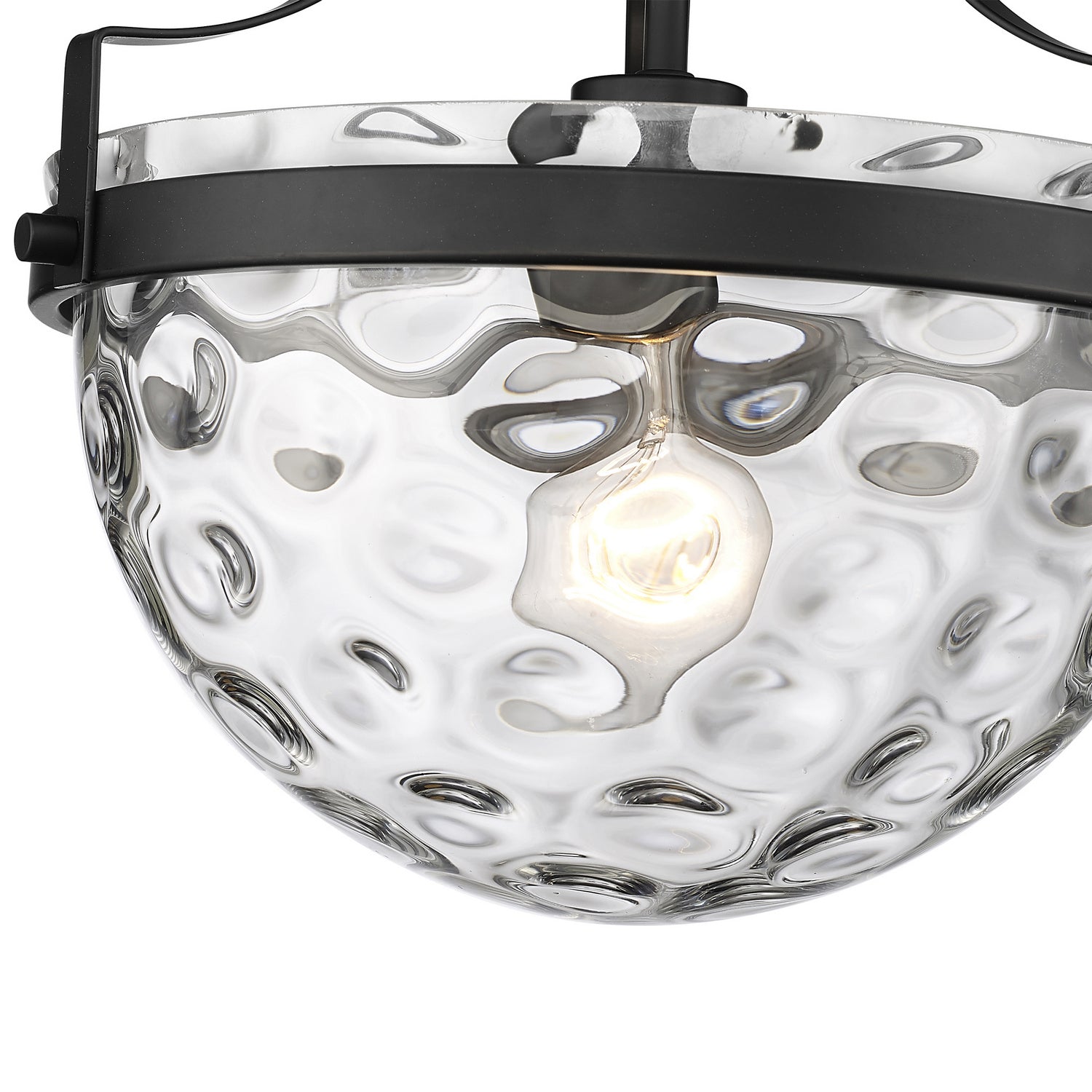 Acclaim Lighting - IN60099BK - One Light Semi-Flush Mount - Quinn - Matte Black