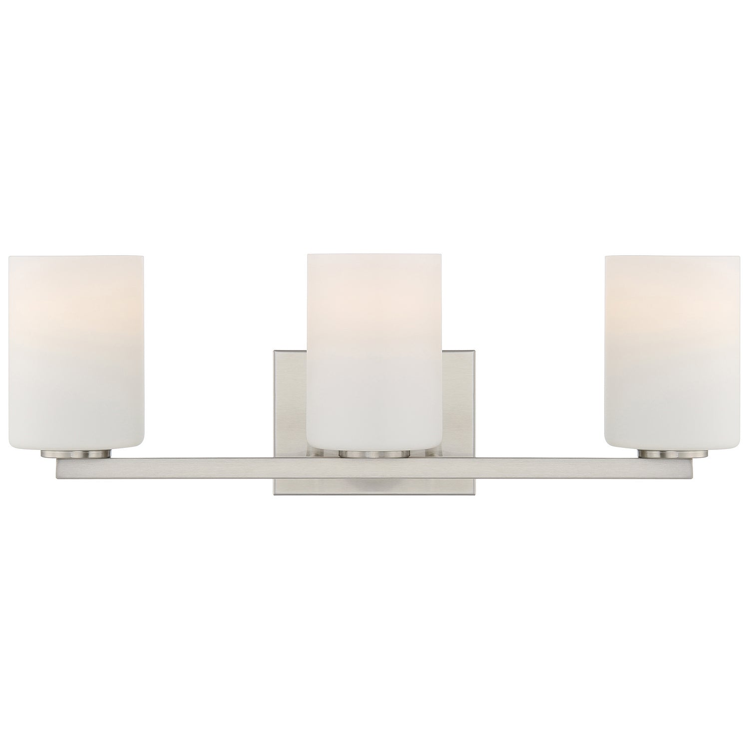 Access - 62623-BS/OPL - Three Light Vanity - Sienna - Brushed Steel
