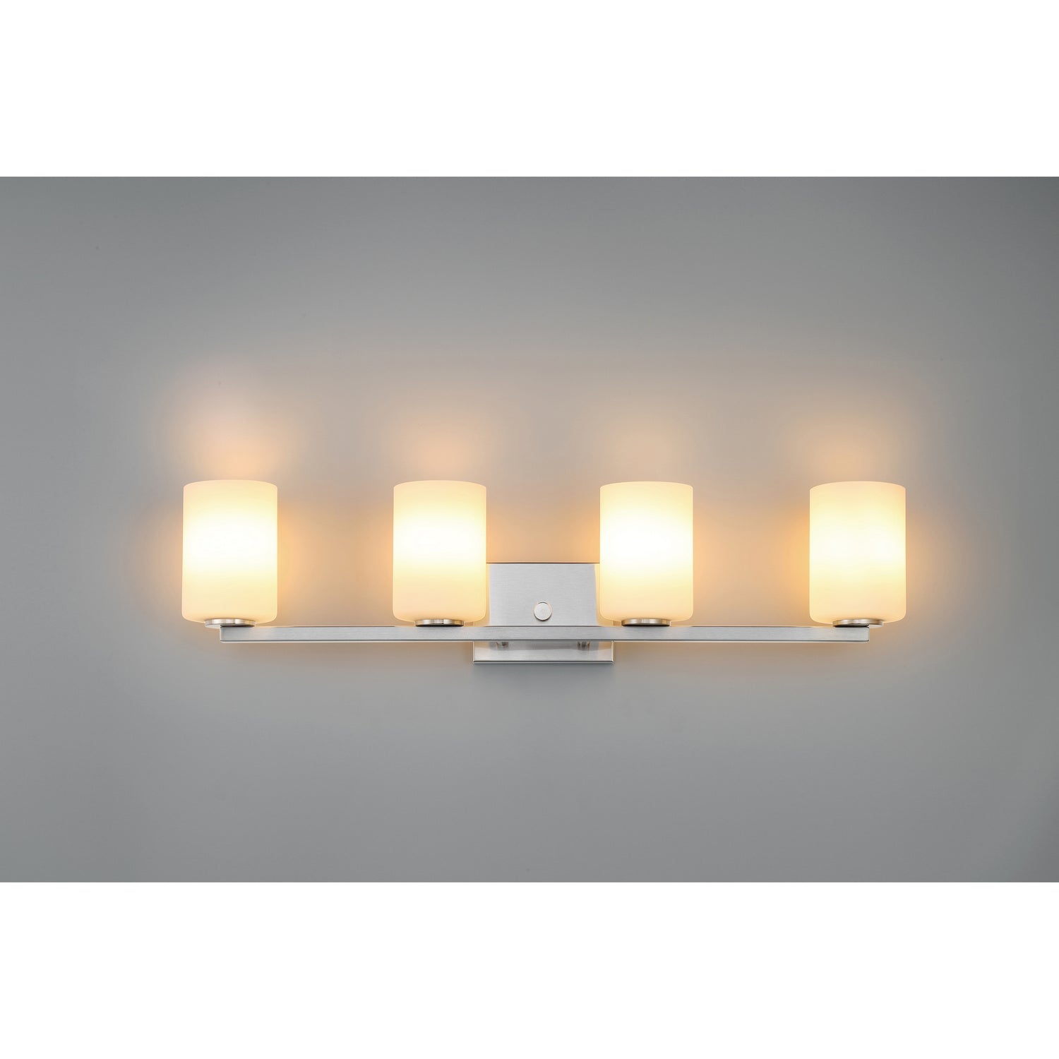Access - 62624-BS/OPL - Four Light Vanity - Sienna - Brushed Steel