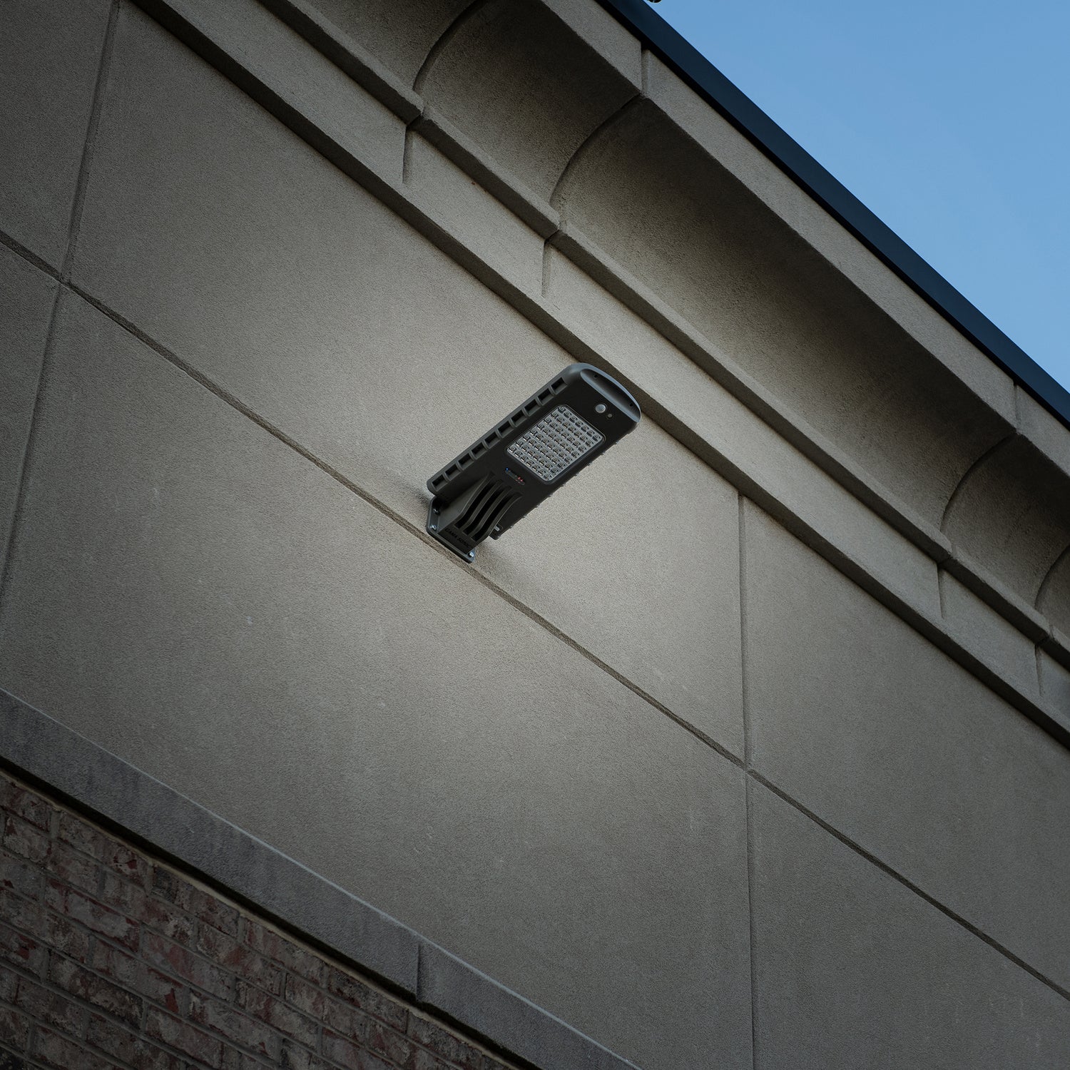 Gama Sonic - 201iS60822 - Area Light With Motion Sensor and Timer - Dark Grey