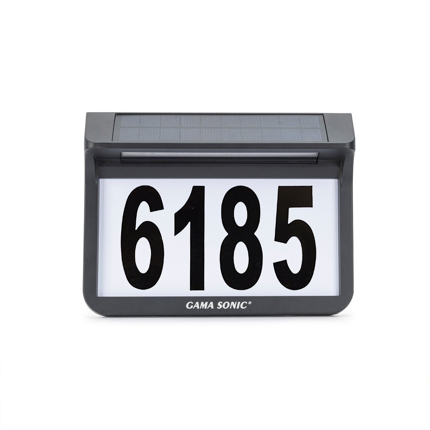 Gama Sonic - 81i90010 - Address Wall Plaque Light - Black