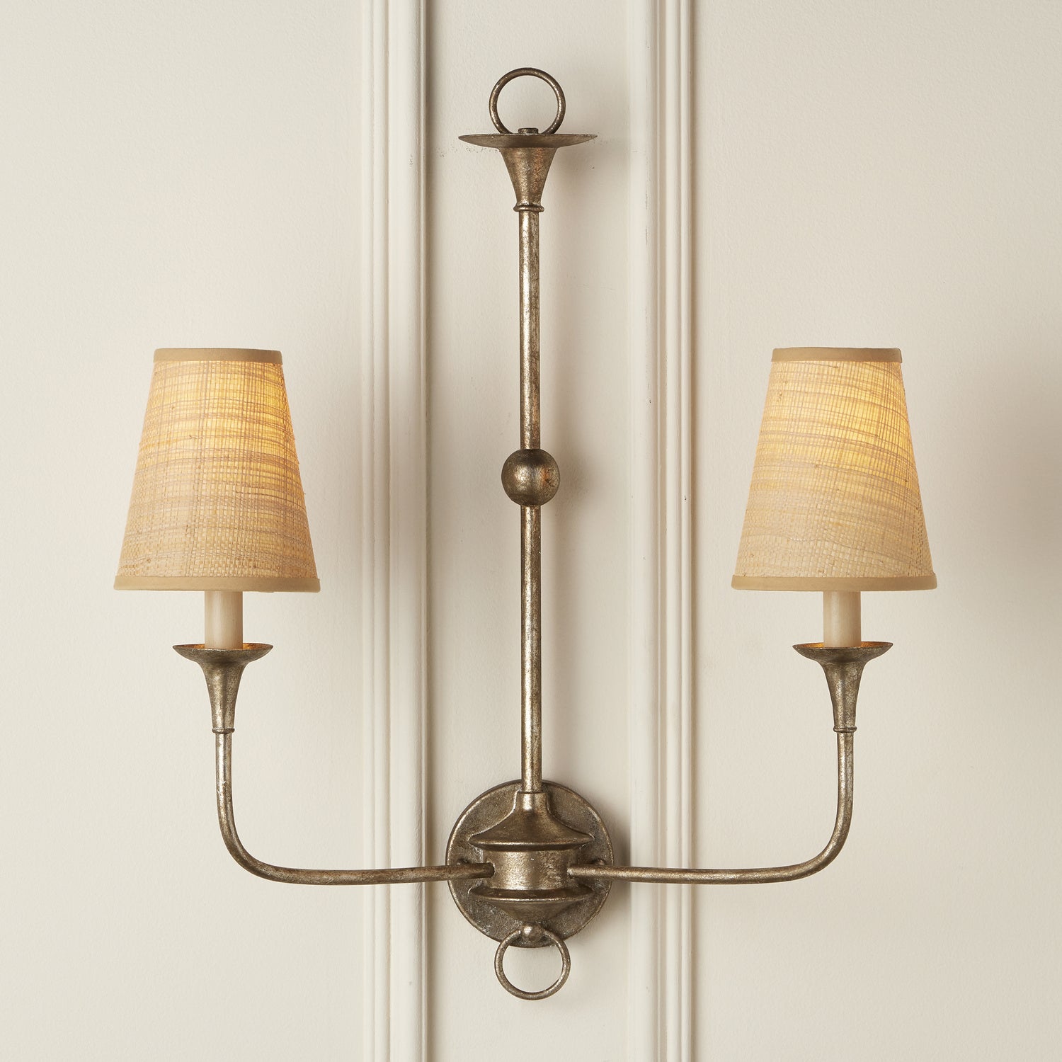 Currey and Company - 0900-0027 - Chandelier Shade - Natural Grasscloth Collection - Natural