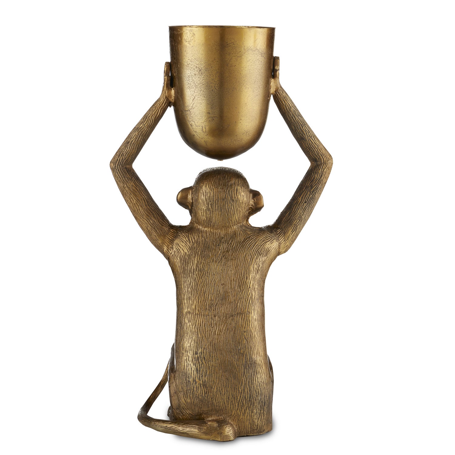 Currey and Company - 1200-0645 - Planter - Abu Collection - Antique Gold