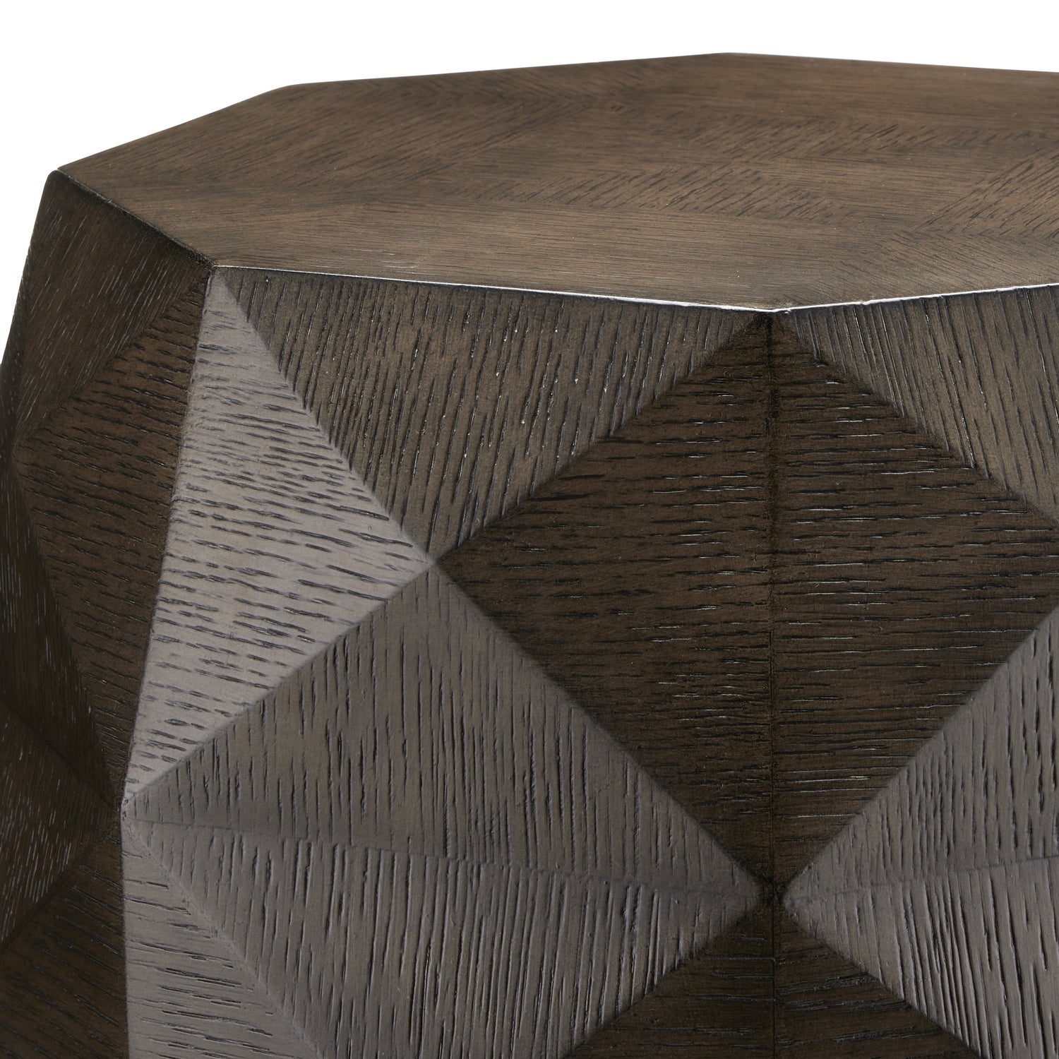 Currey and Company - 3000-0224 - Accent Table - Kendall Collection - Dove Gray/Polished Brass